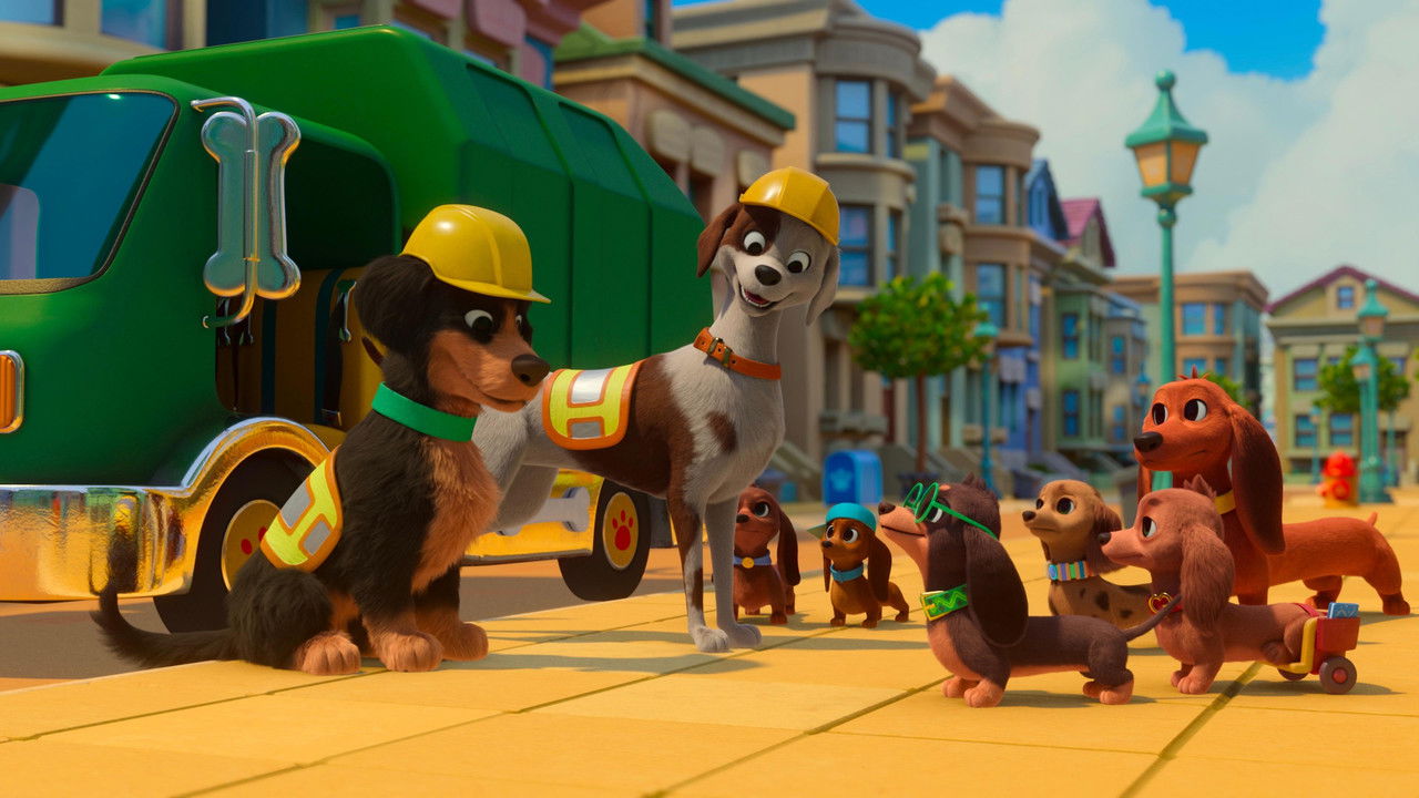 Bretzel et les bébés chiens — Le dino-chien géant/Le chiot papillon