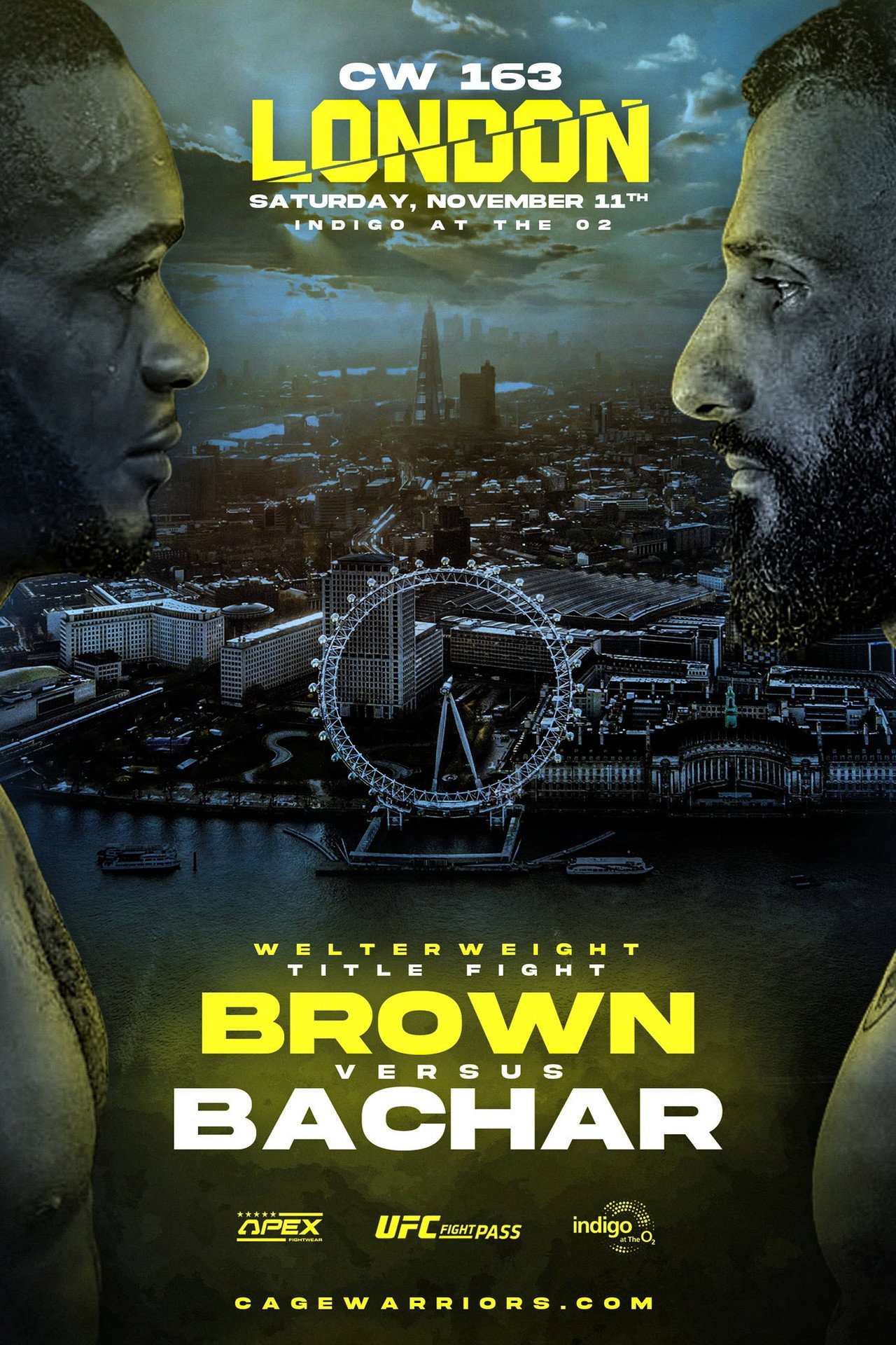 Cage Warriors 163: Brown vs. Bachar