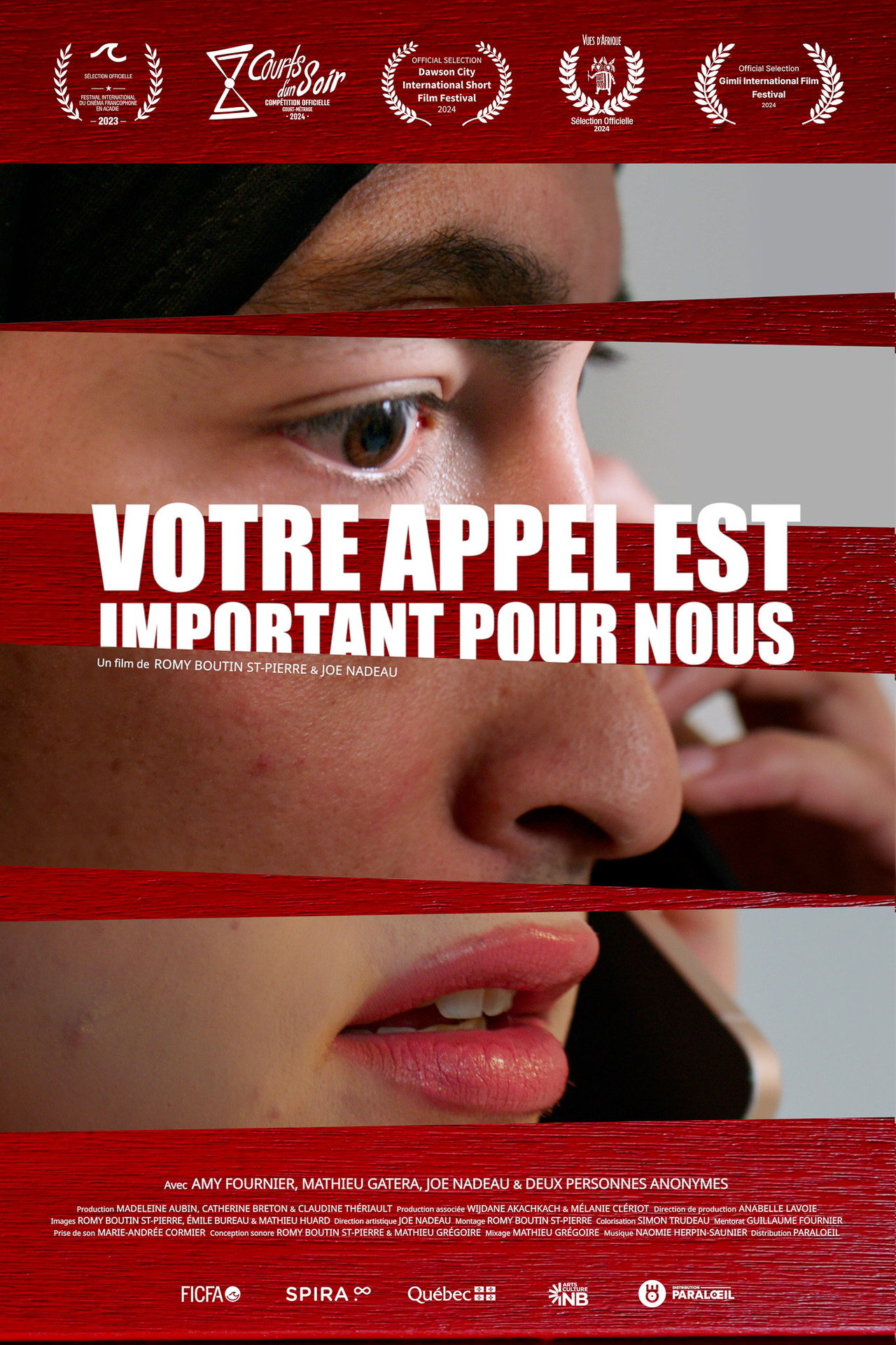 Votre appel est important pour nous filmaffisch