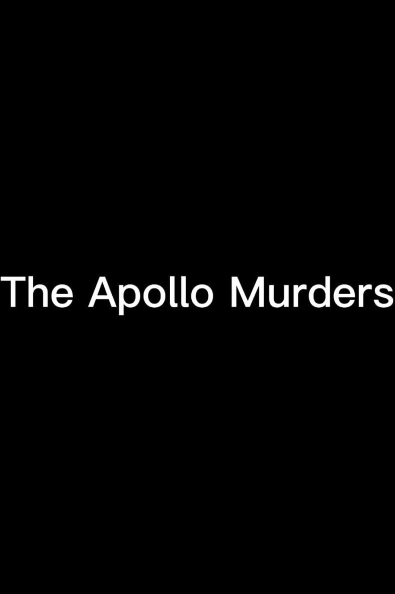 The Apollo Murders Backdrop