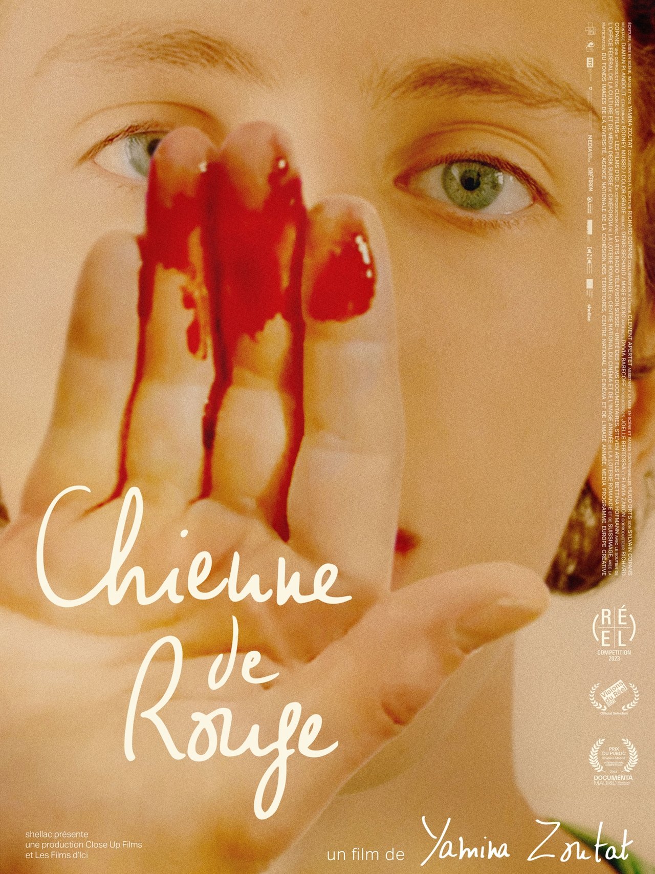 Chienne de rouge poster