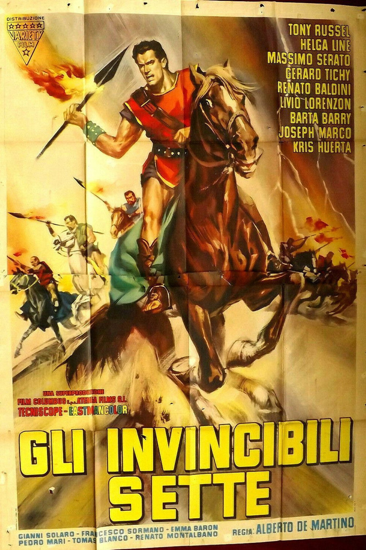 Gli invincibili sette filmaffisch
