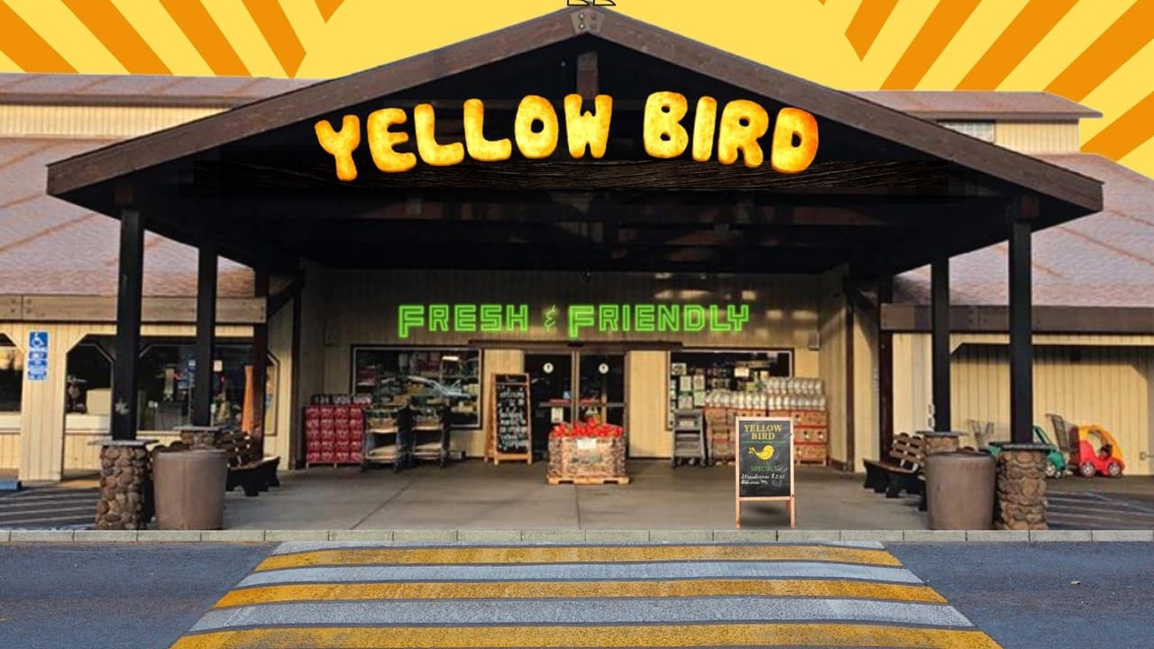 Yellow Bird background