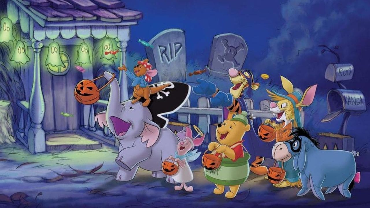 Pooh's Heffalump Halloween Movie background