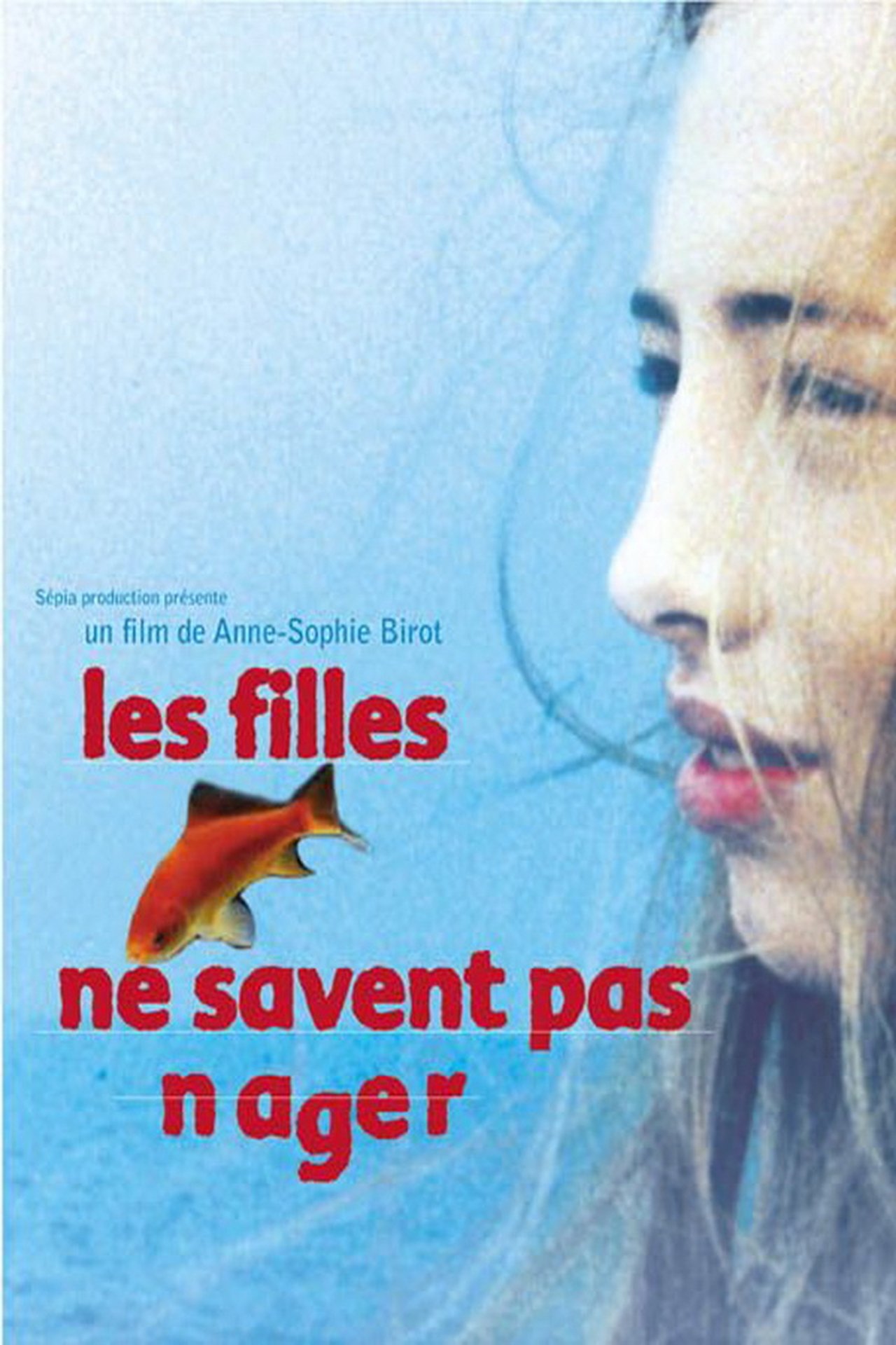 Les filles ne savent pas nager poster