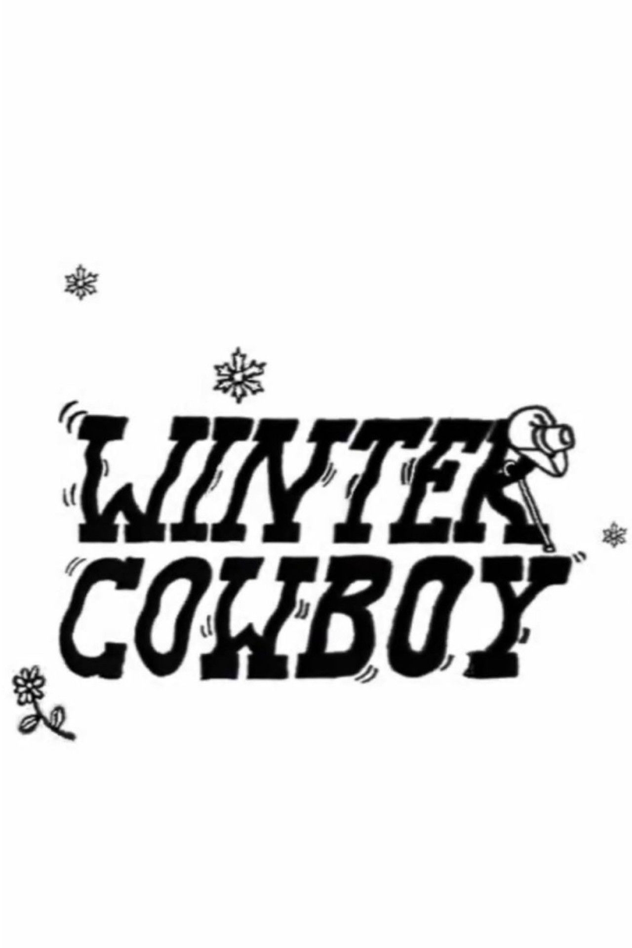 Winter Cowboy Backdrop