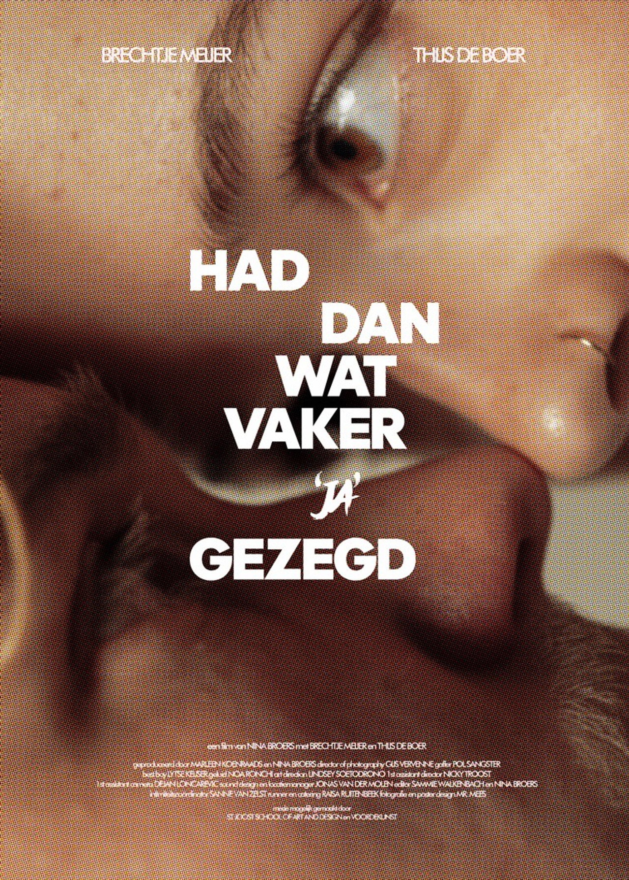 Had dan wat vaker 'ja' gezegd filmaffisch