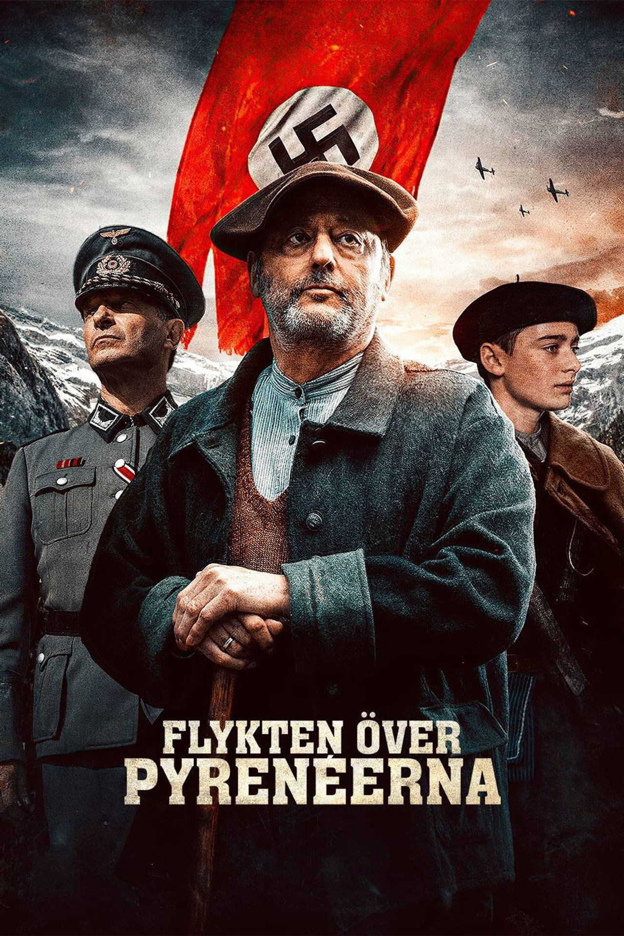 Flykten över Pyrenéerna filmaffisch