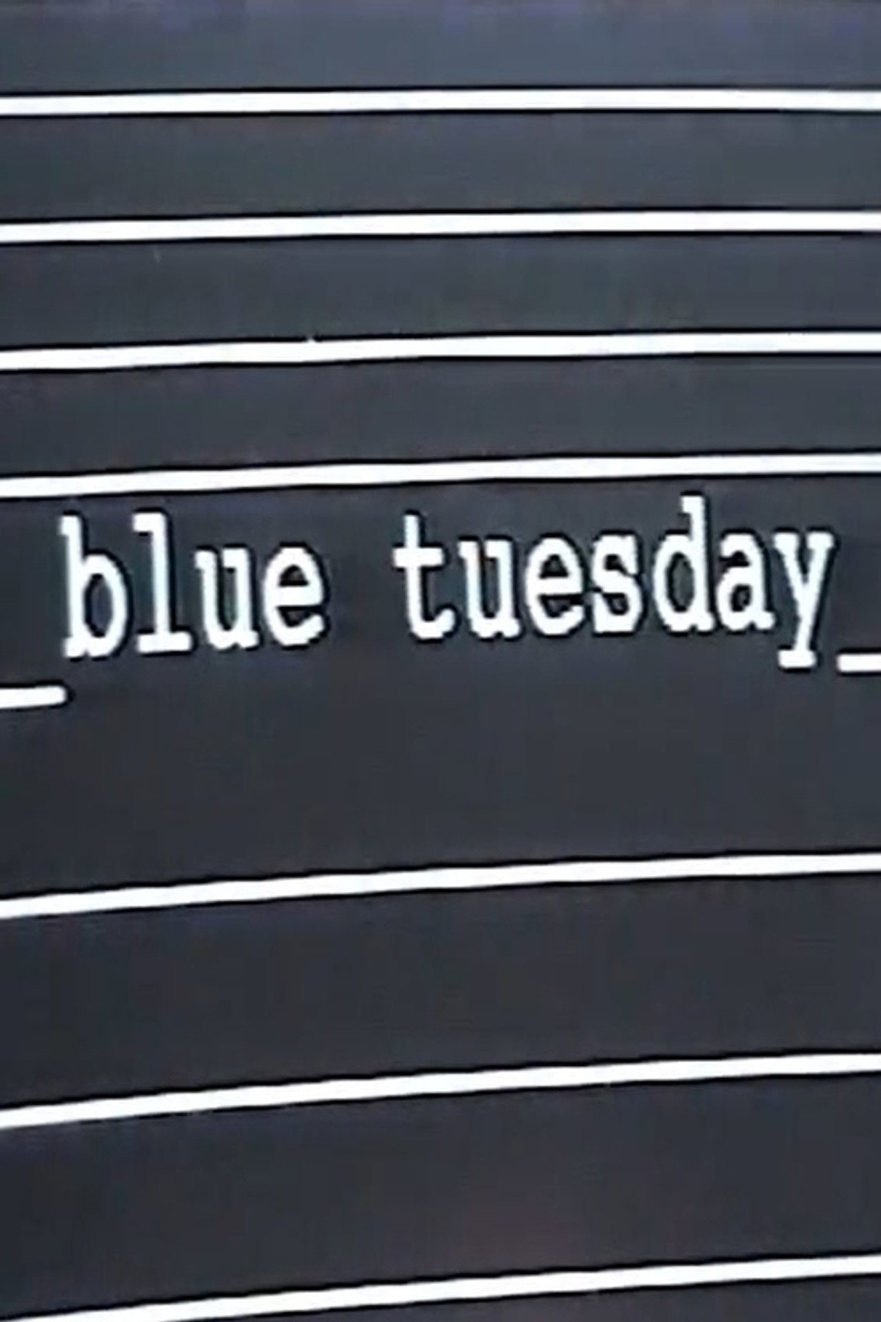 Blue Tuesday filmaffisch