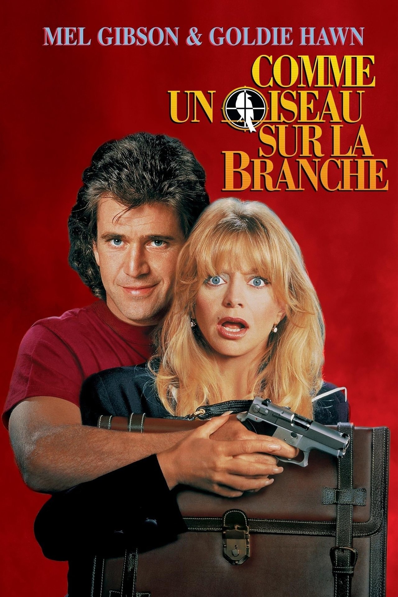 Comme un oiseau sur la branche poster