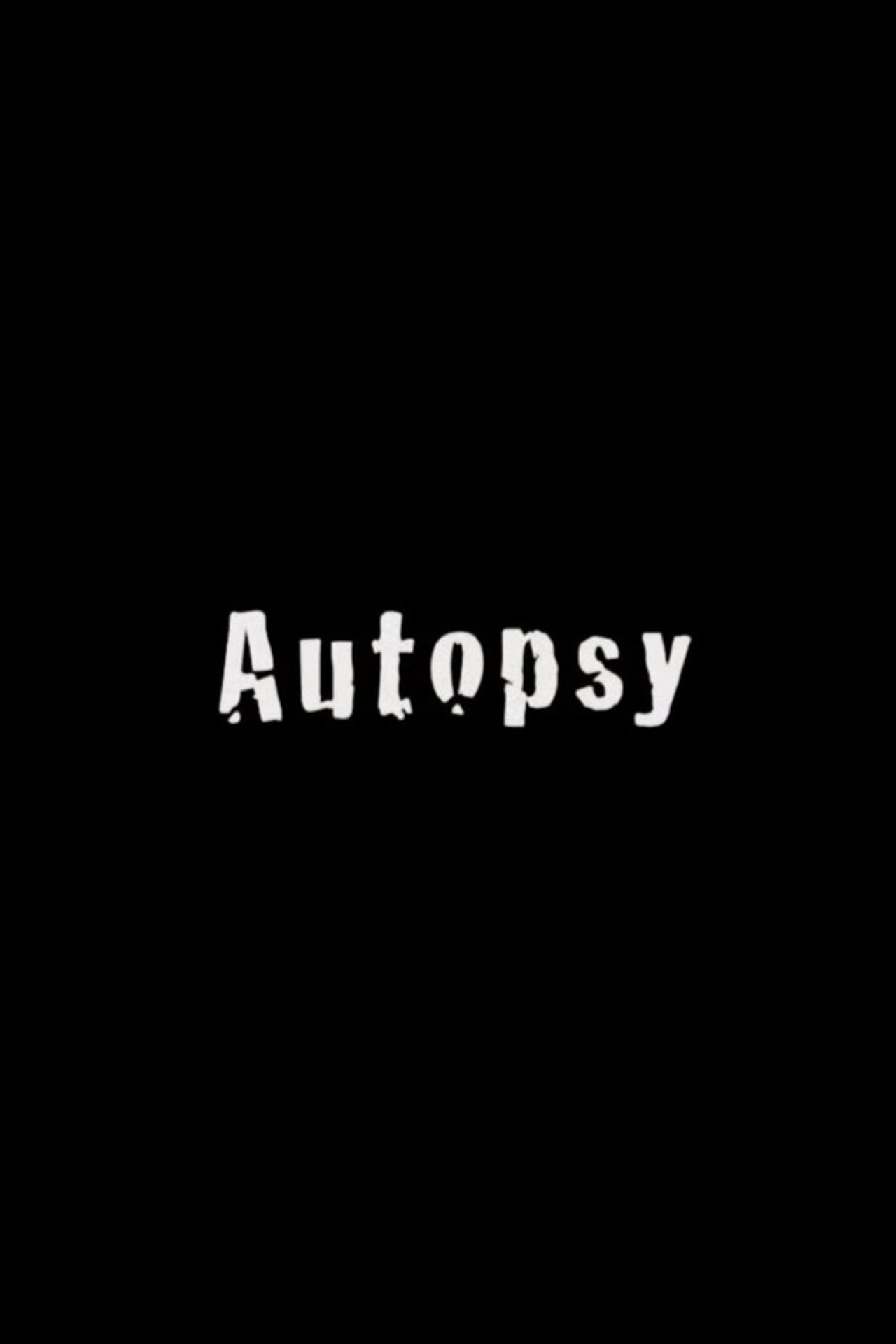Autopsy poster