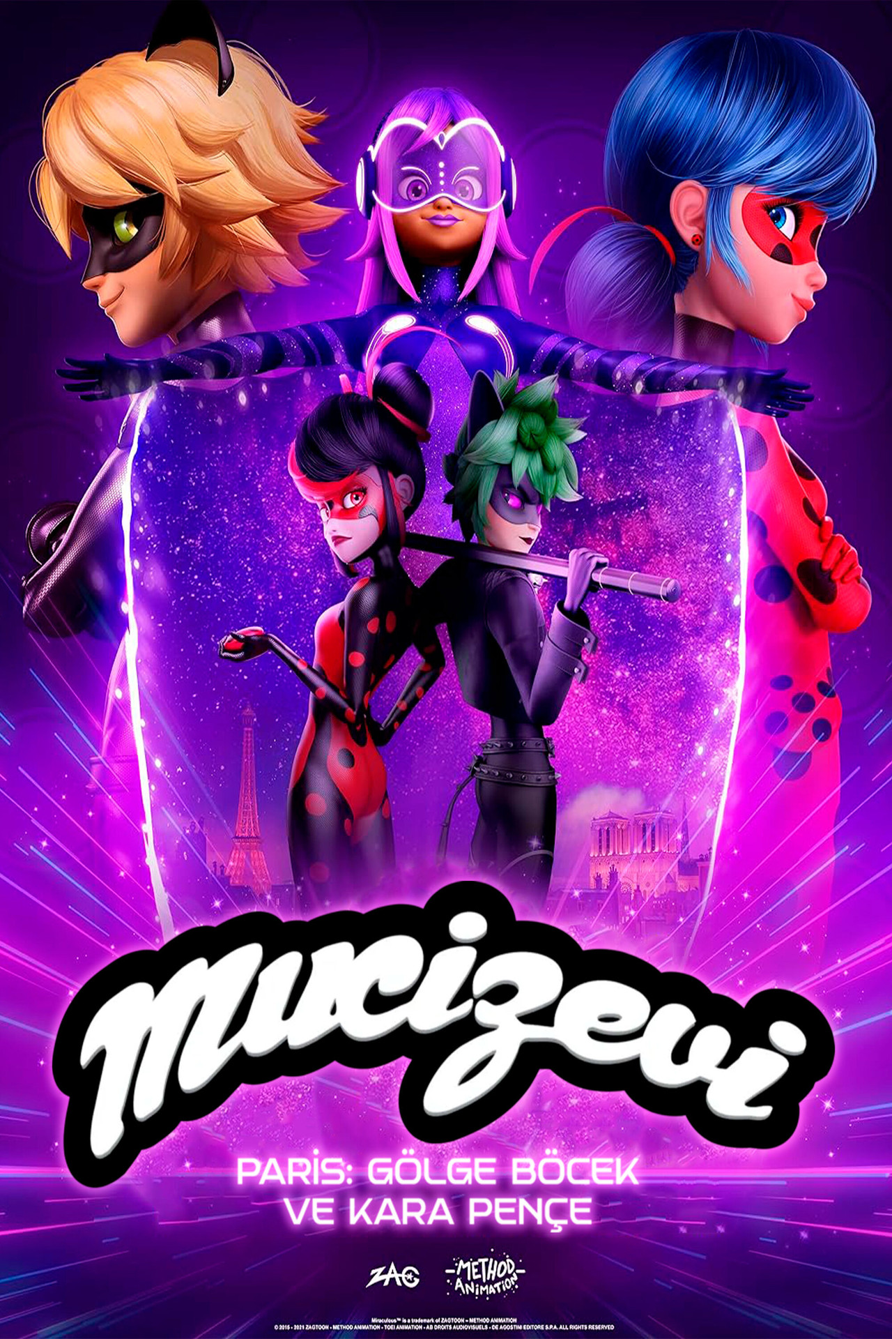 Mucizevi Paris: Gölge Böcek ve Kara Pençe Poster
