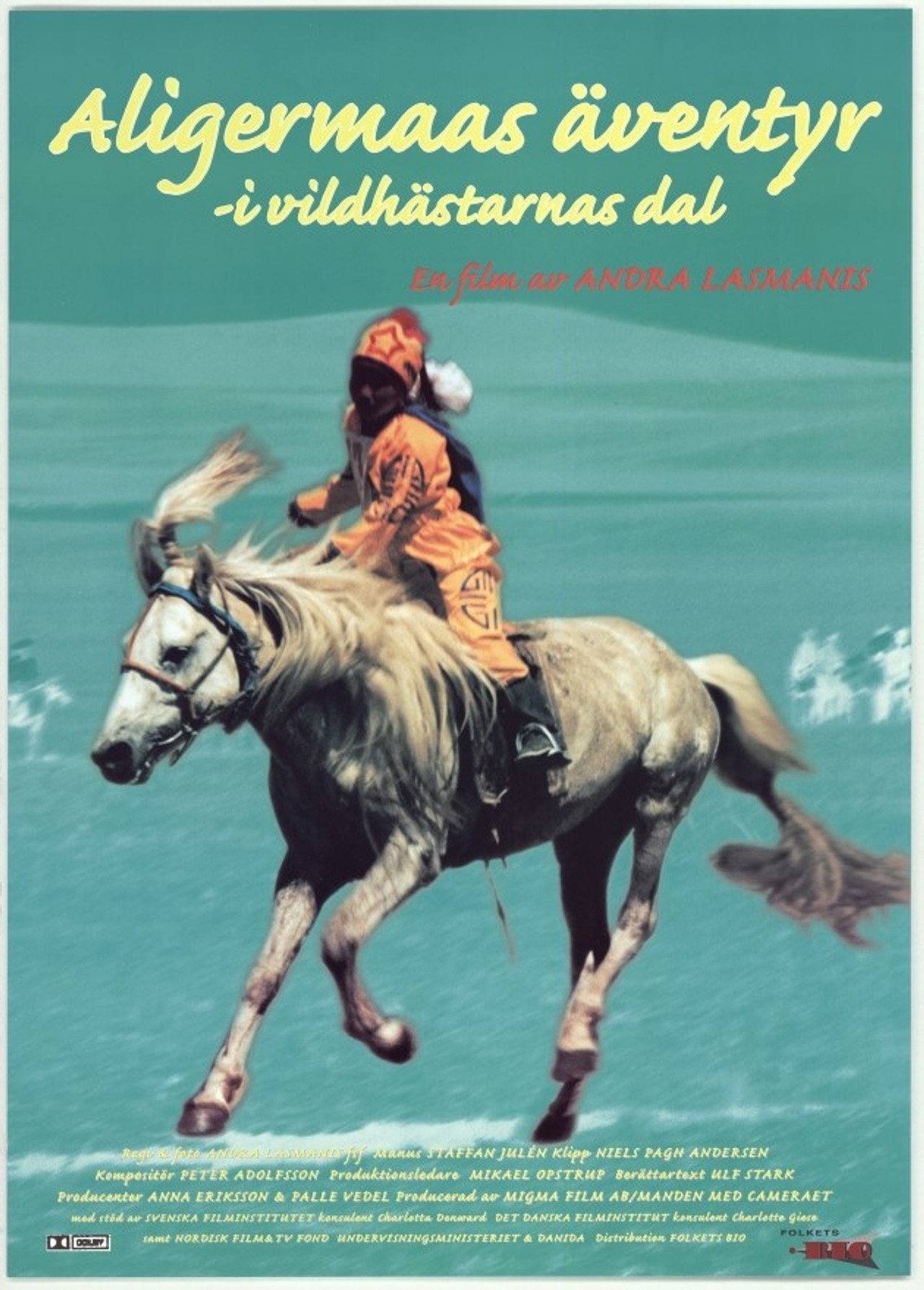 Aligermaas äventyr - i vildhästarnas dal filmaffisch