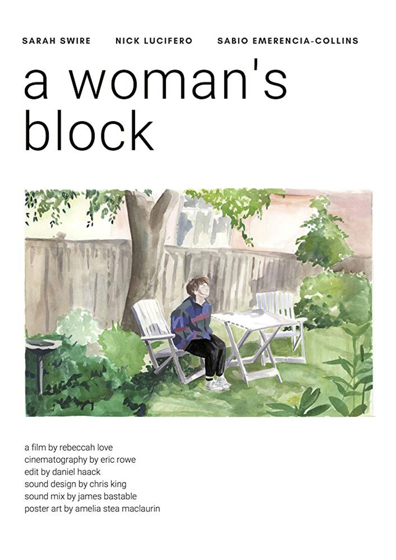 A Woman's Block Backdrop