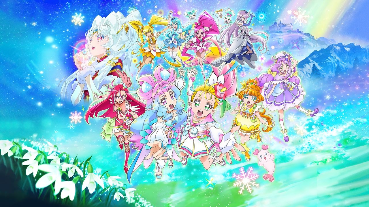 Tropical-Rouge! Precure: The Snow Princess and the Miraculous Ring! Backdrop Image