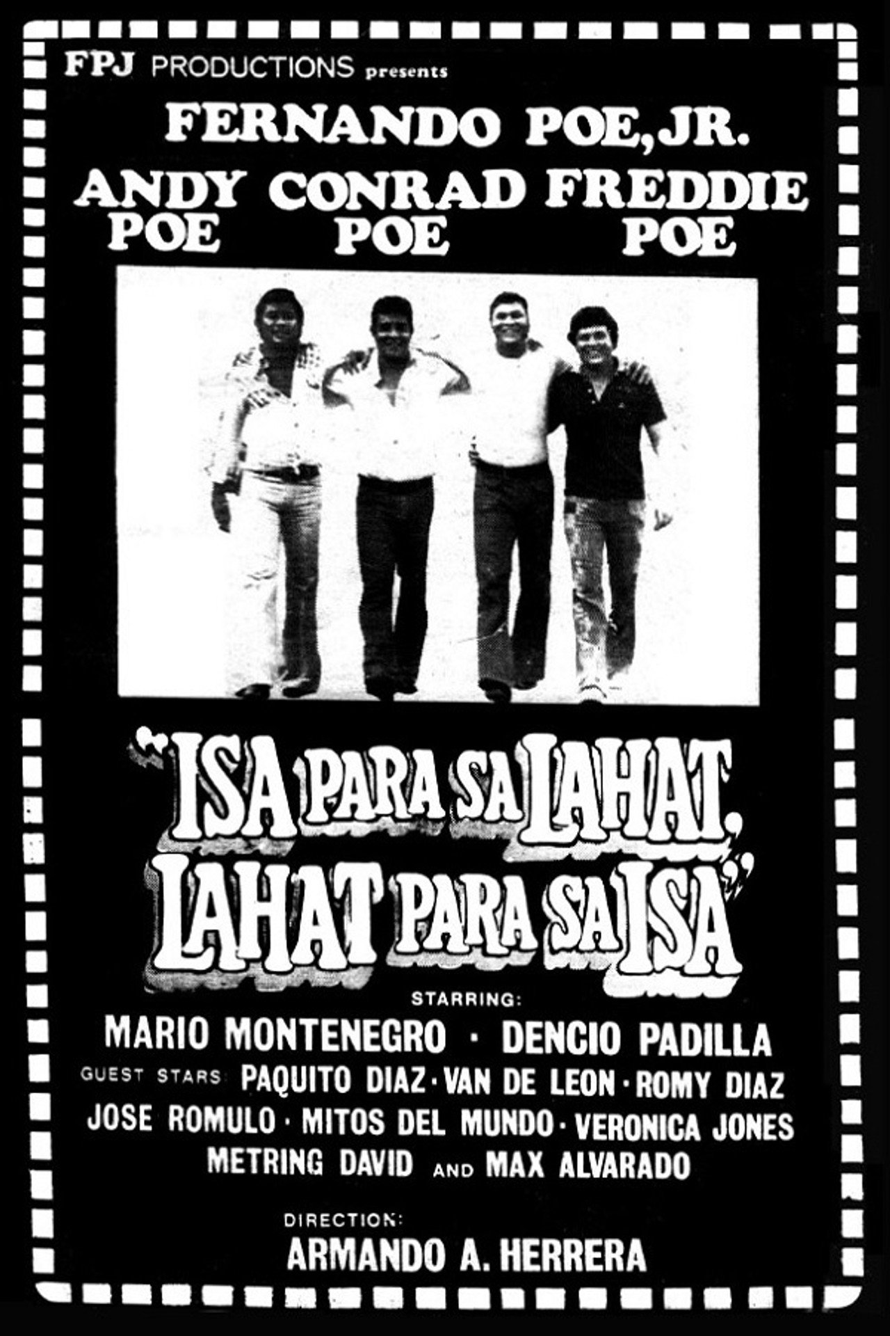 Isa Para sa Lahat, Lahat Para sa Isa filmaffisch