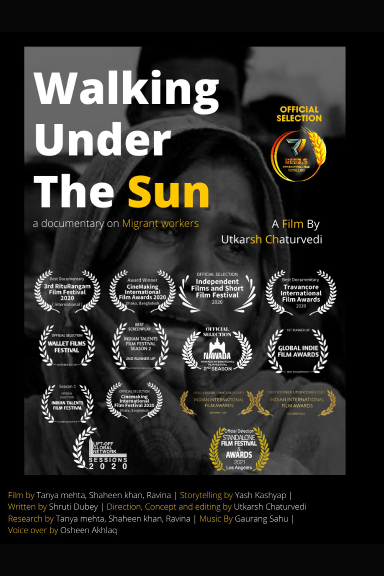 Walking Under The Sun filmaffisch