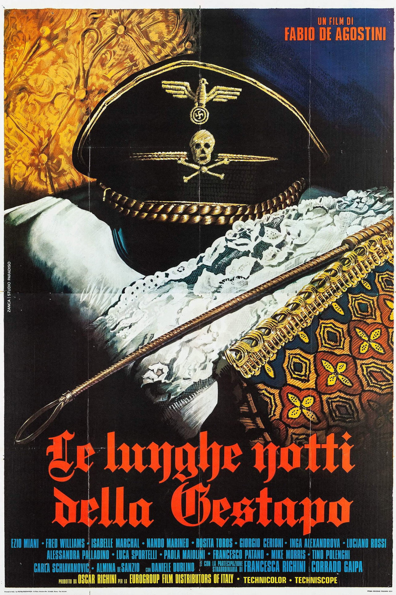 Le lunghe notti della Gestapo filmaffisch