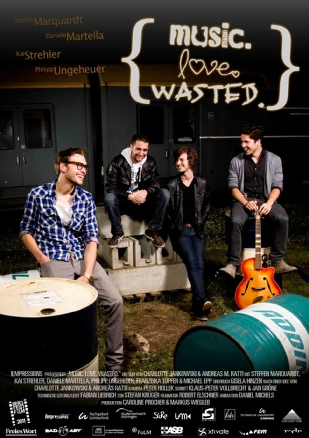 Music. Love. Wasted. Backdrop