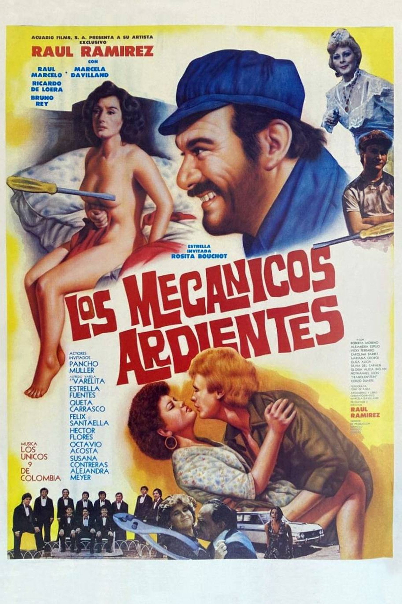 Los mecanicos ardientes filmaffisch