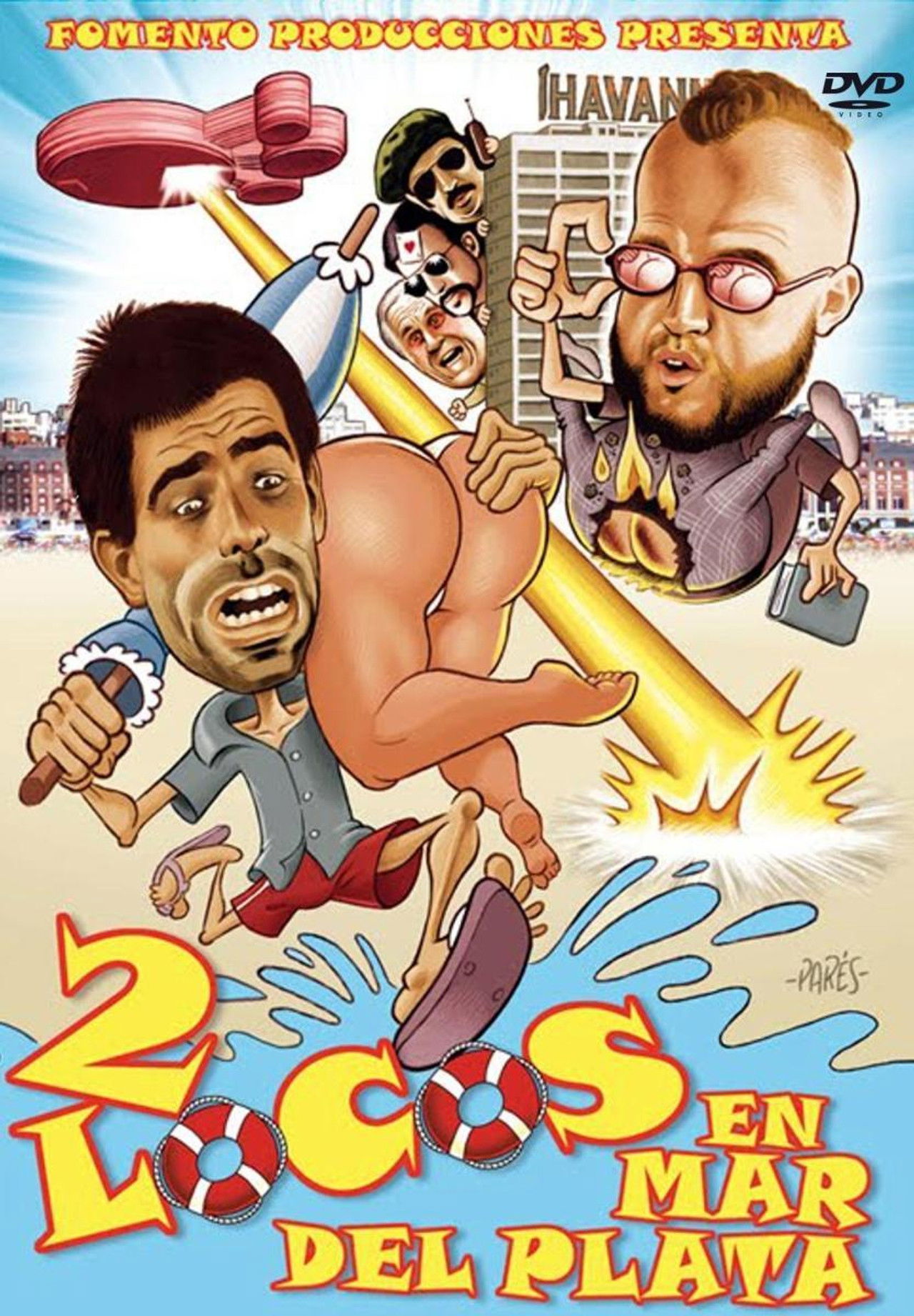 Two stooges in Mar del Plata Backdrop