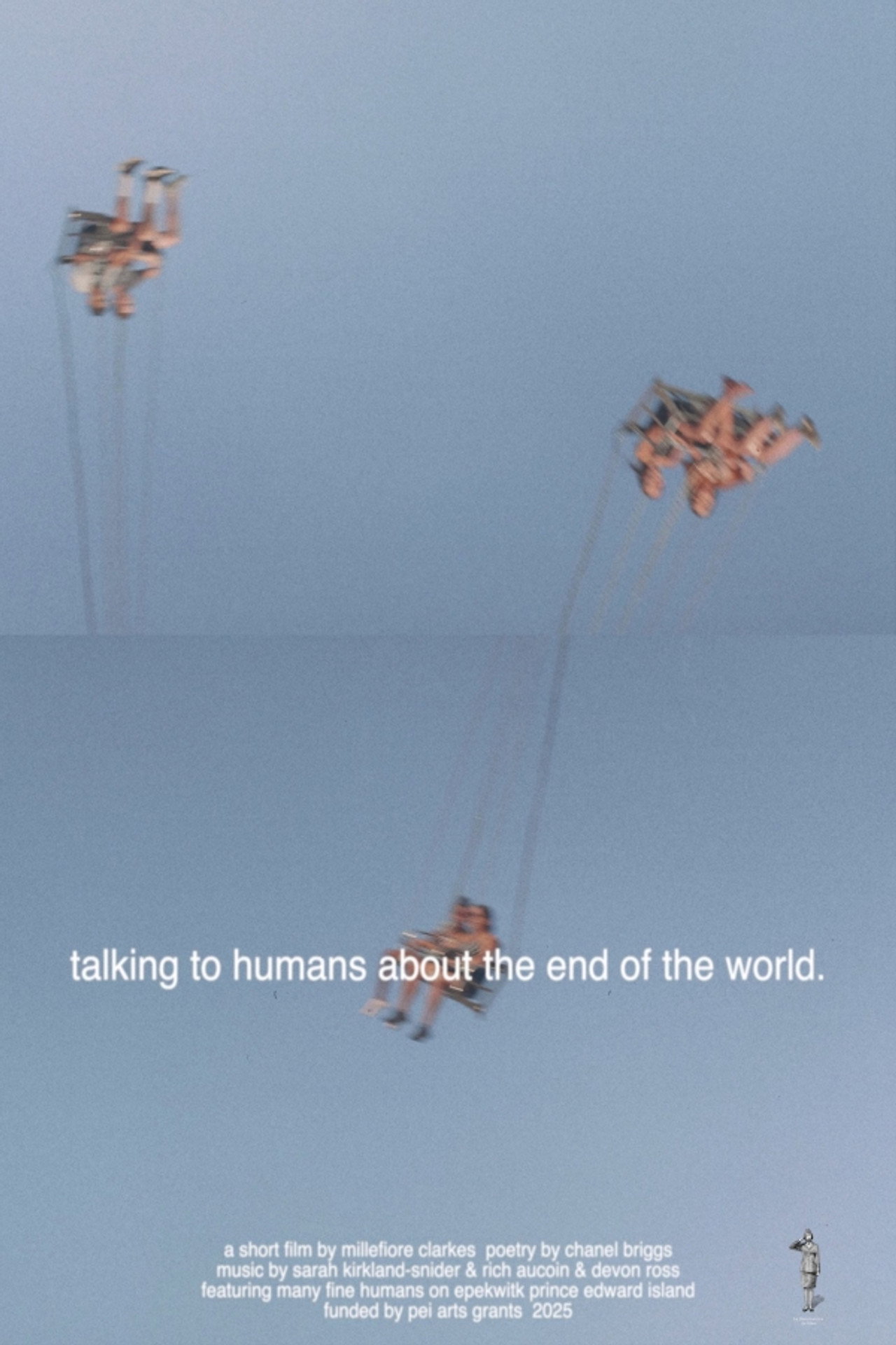 talking to humans about the end of the world.