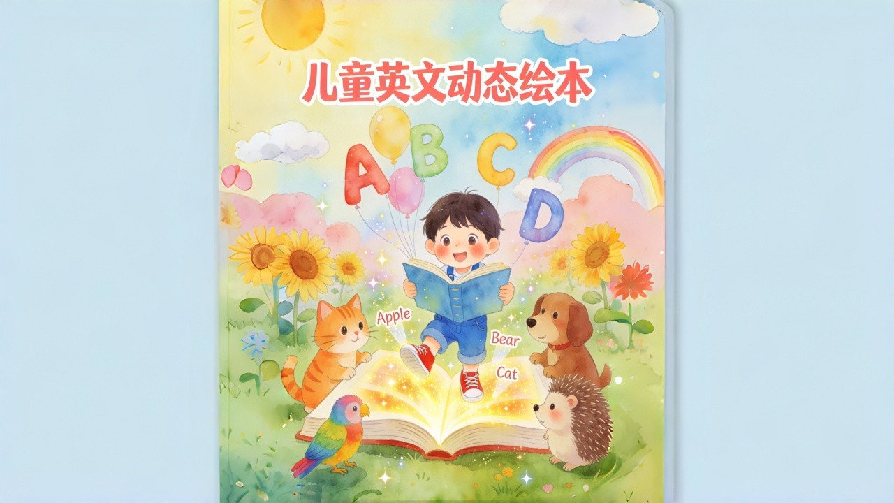 儿童英文动态绘本