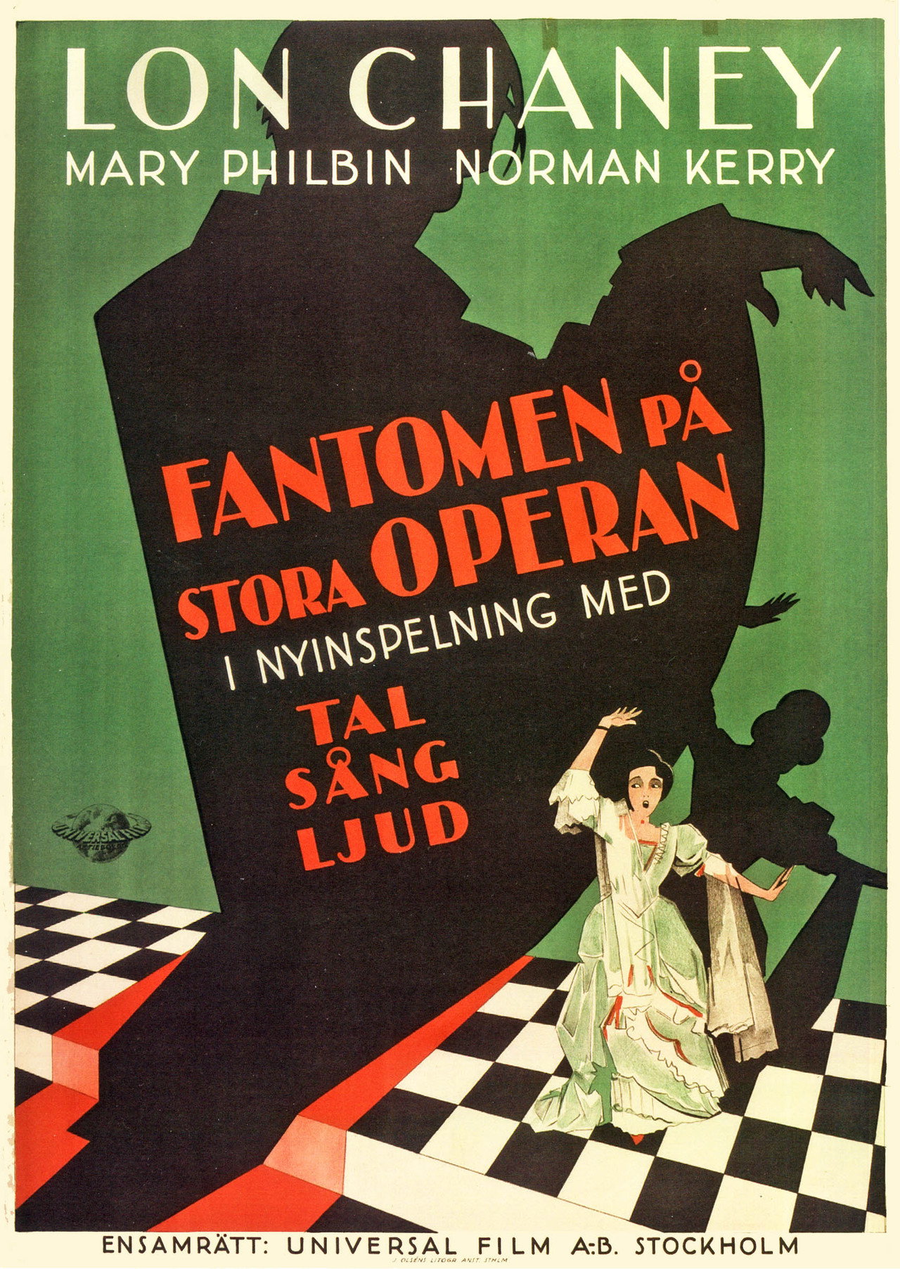 Fantomen på Stora operan filmaffisch
