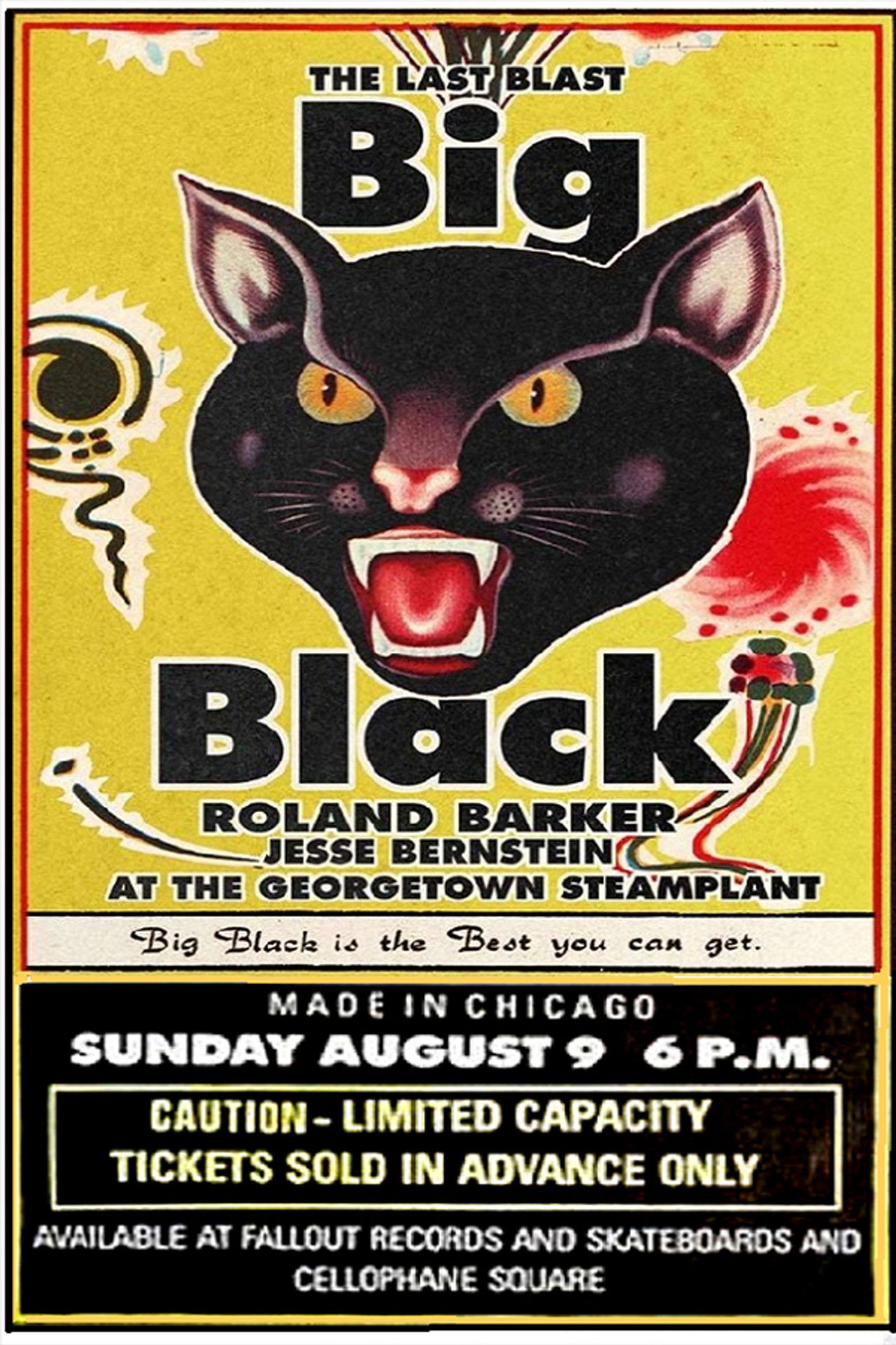 Big Black - The Last Blast Backdrop