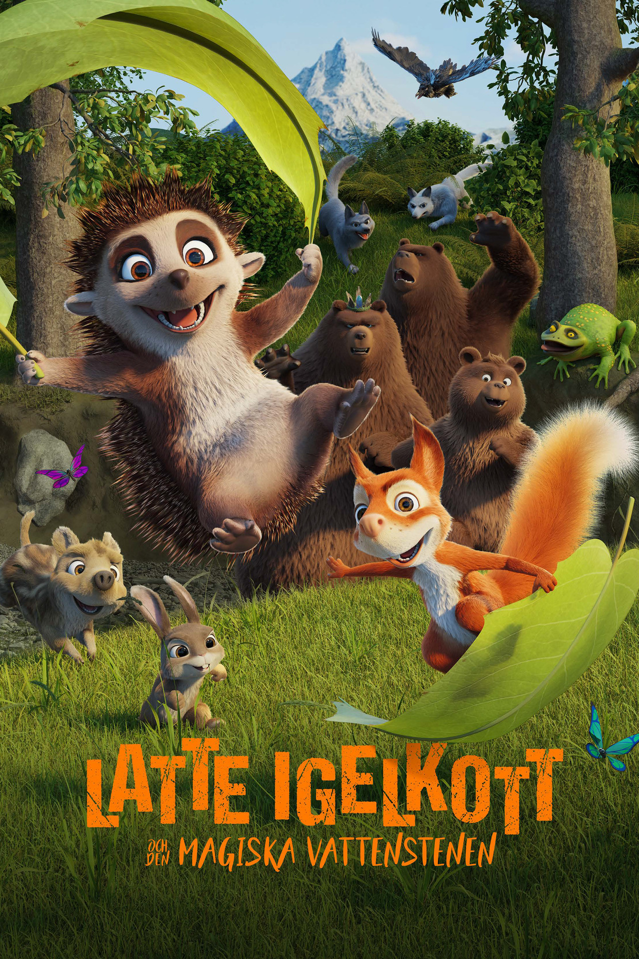 Latte Igelkott och den magiska vattenstenen filmaffisch