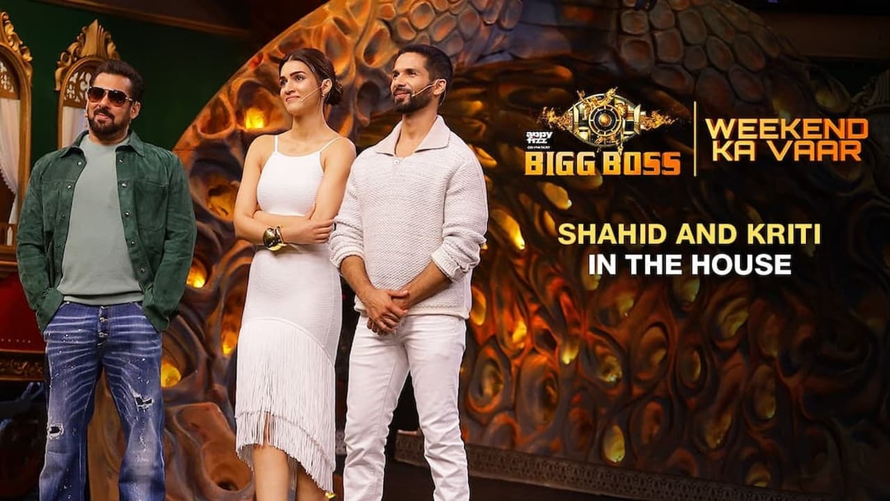 Bigg Boss - Season 17 Episode 98 : Shahid And Kriti In The House