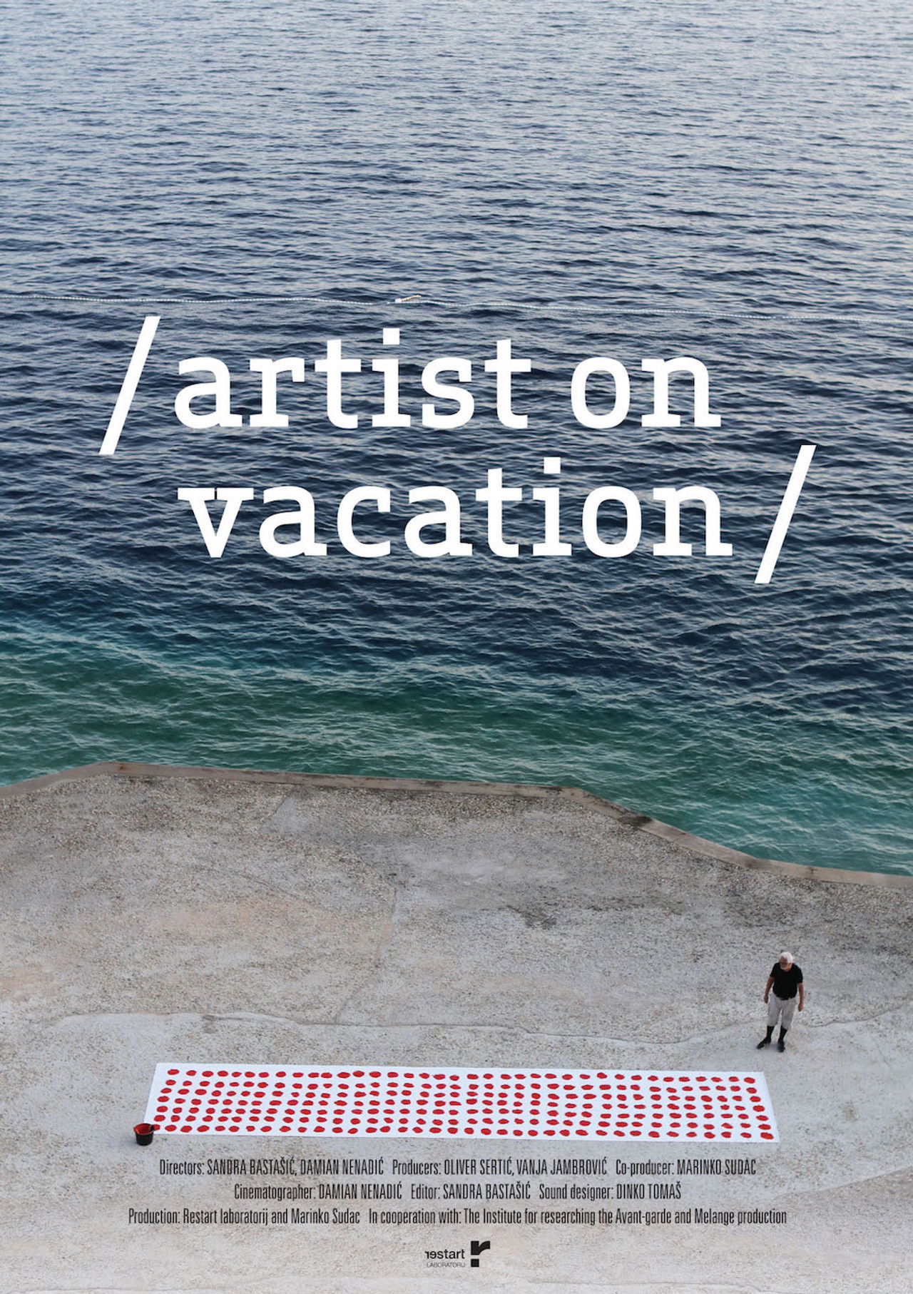 Artist on Vacation Backdrop