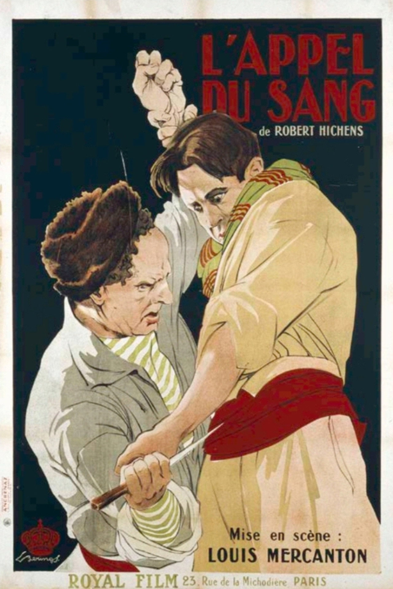 L'appel du sang filmaffisch