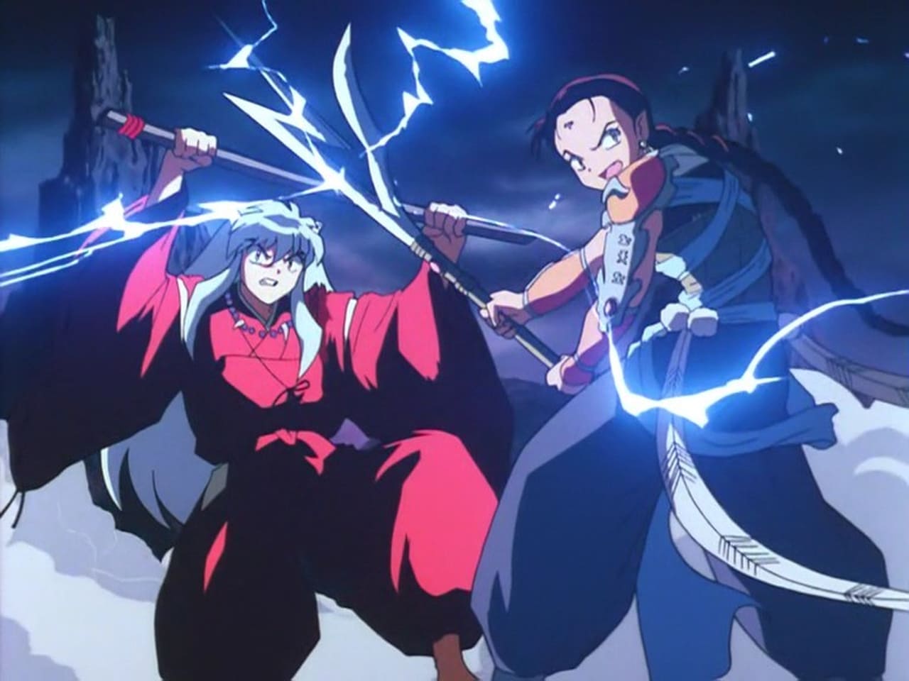 Inuyasha - Season 1 - Episode 10: Phantom Showdown - The Thunder Brothers v...