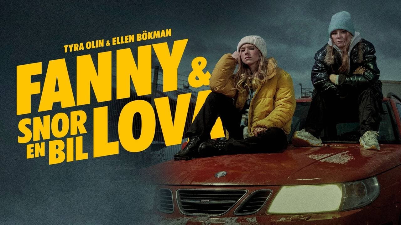 Scen från Fanny och Lova snor en bil