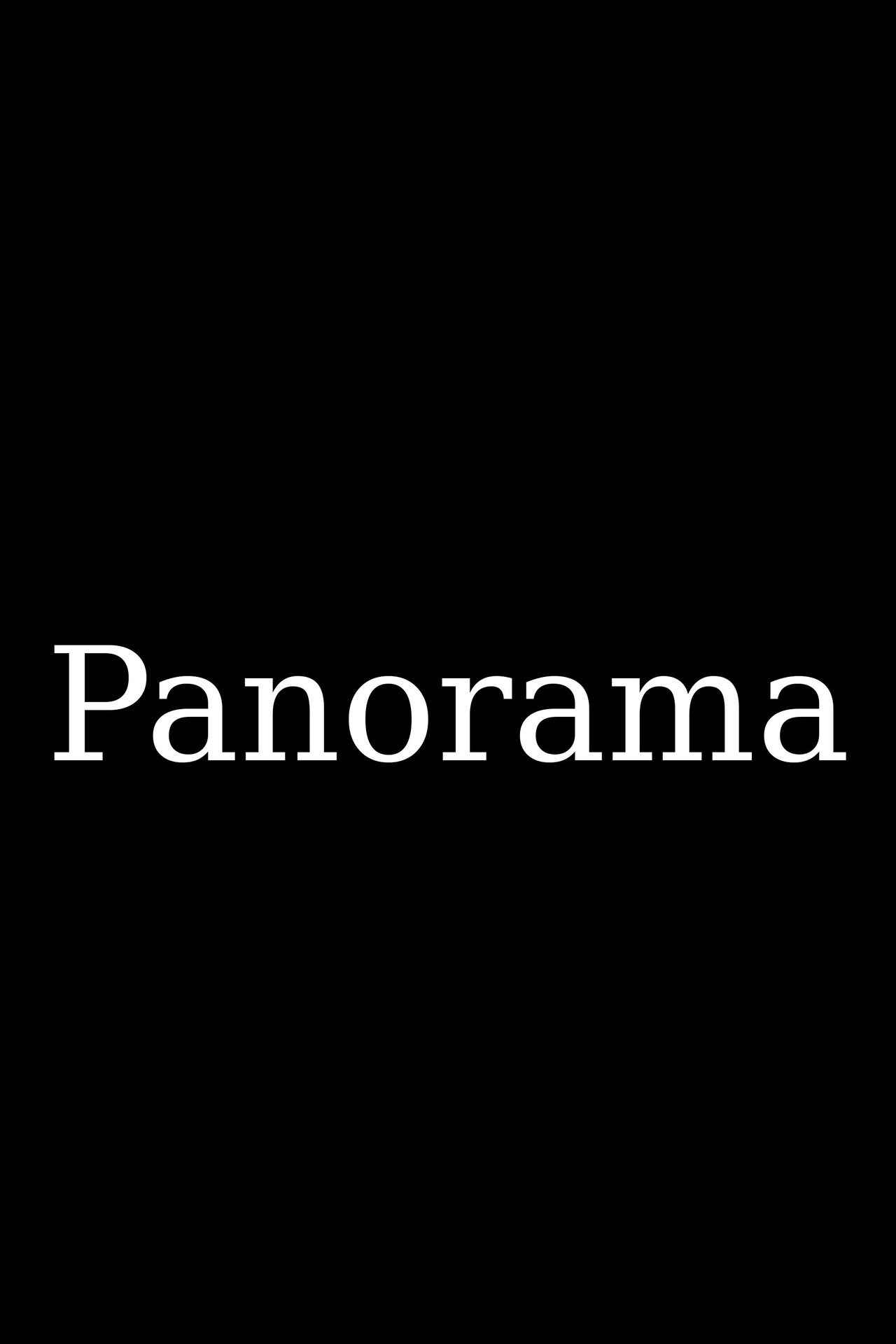 Panorama filmaffisch