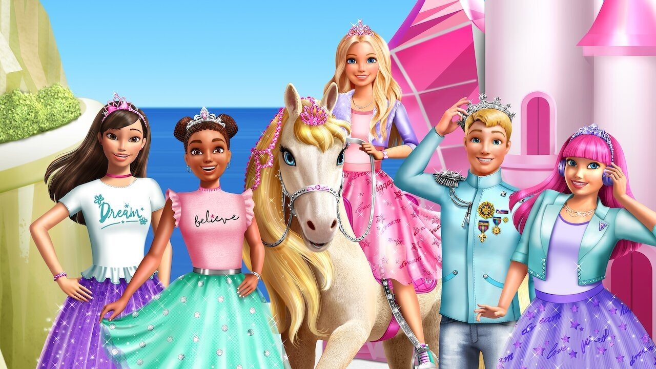 Scen från Barbie: Princess Adventure