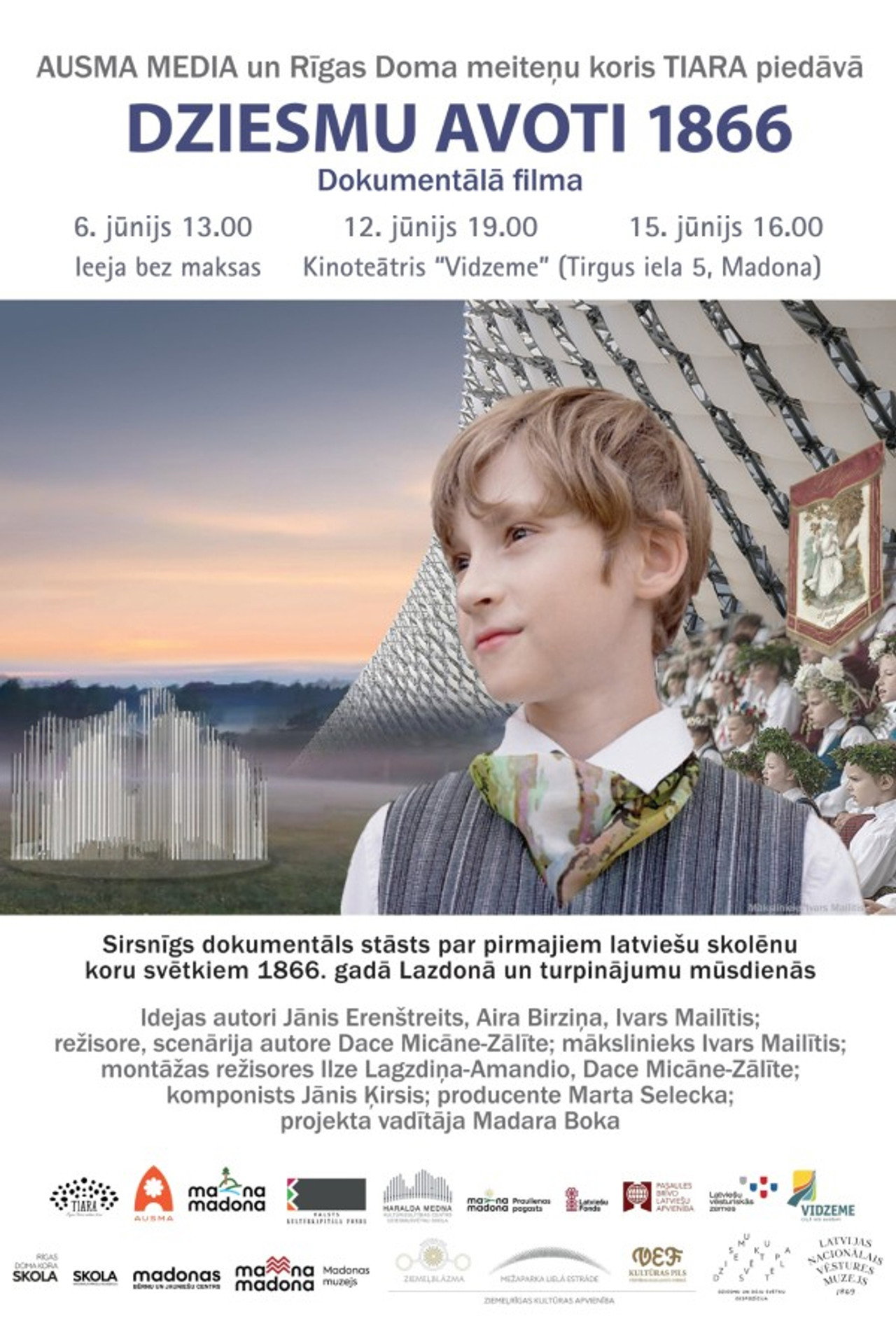 Dziesmu avoti. 1866 Backdrop