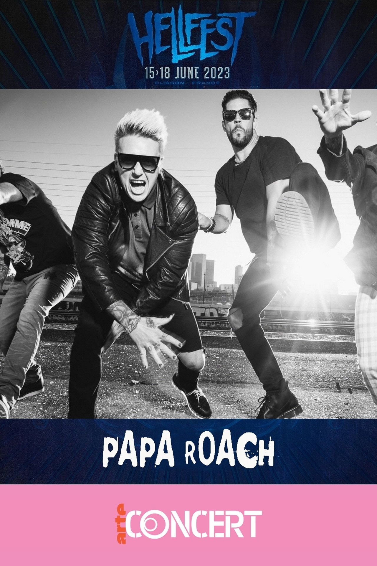 Papa Roach - Hellfest 2023 filmaffisch