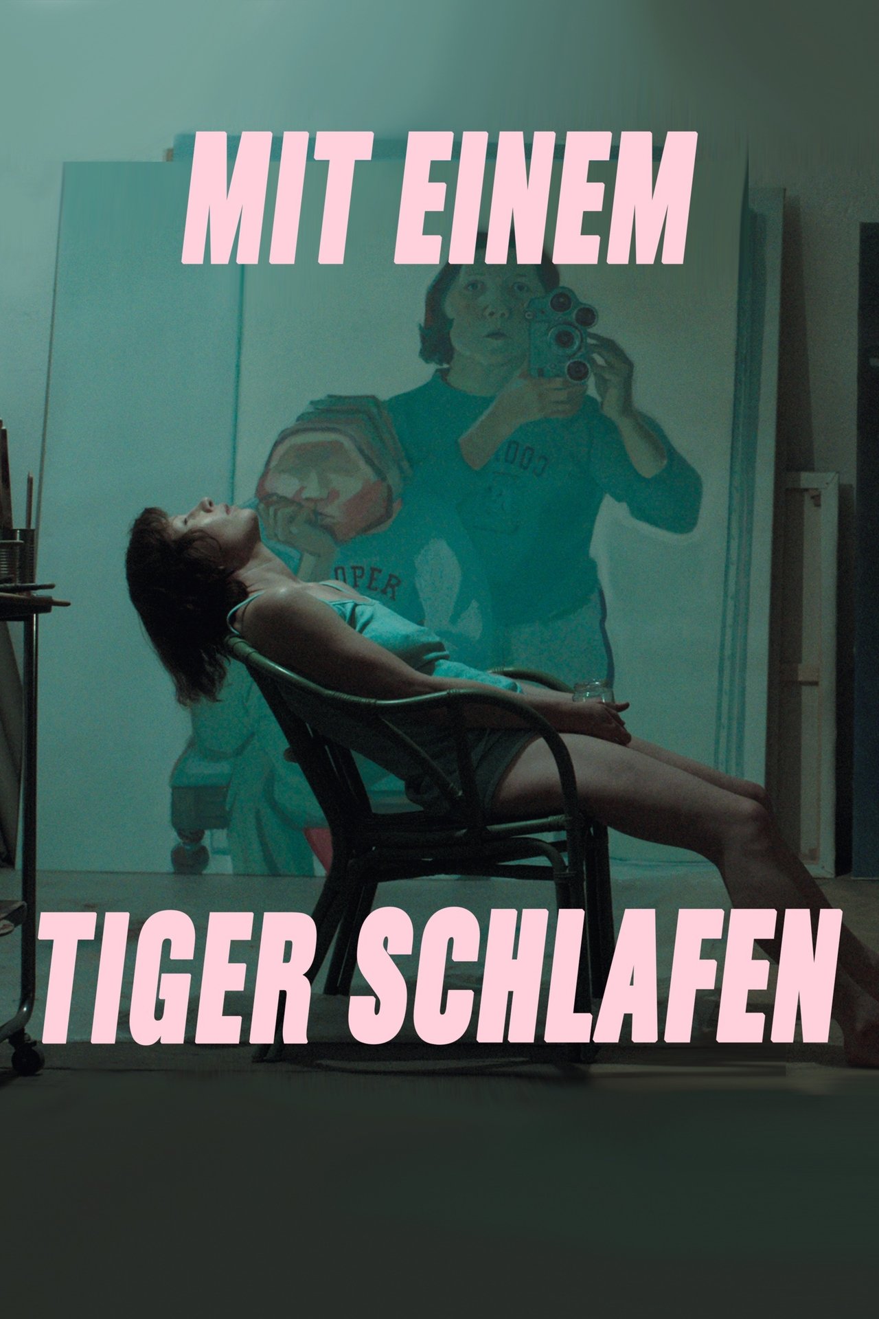 Mit einem Tiger schlafen poster