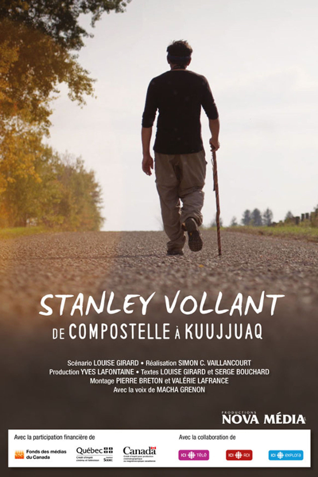 Stanley Vollant, nga Compostella në Kuujjuaq backdrop