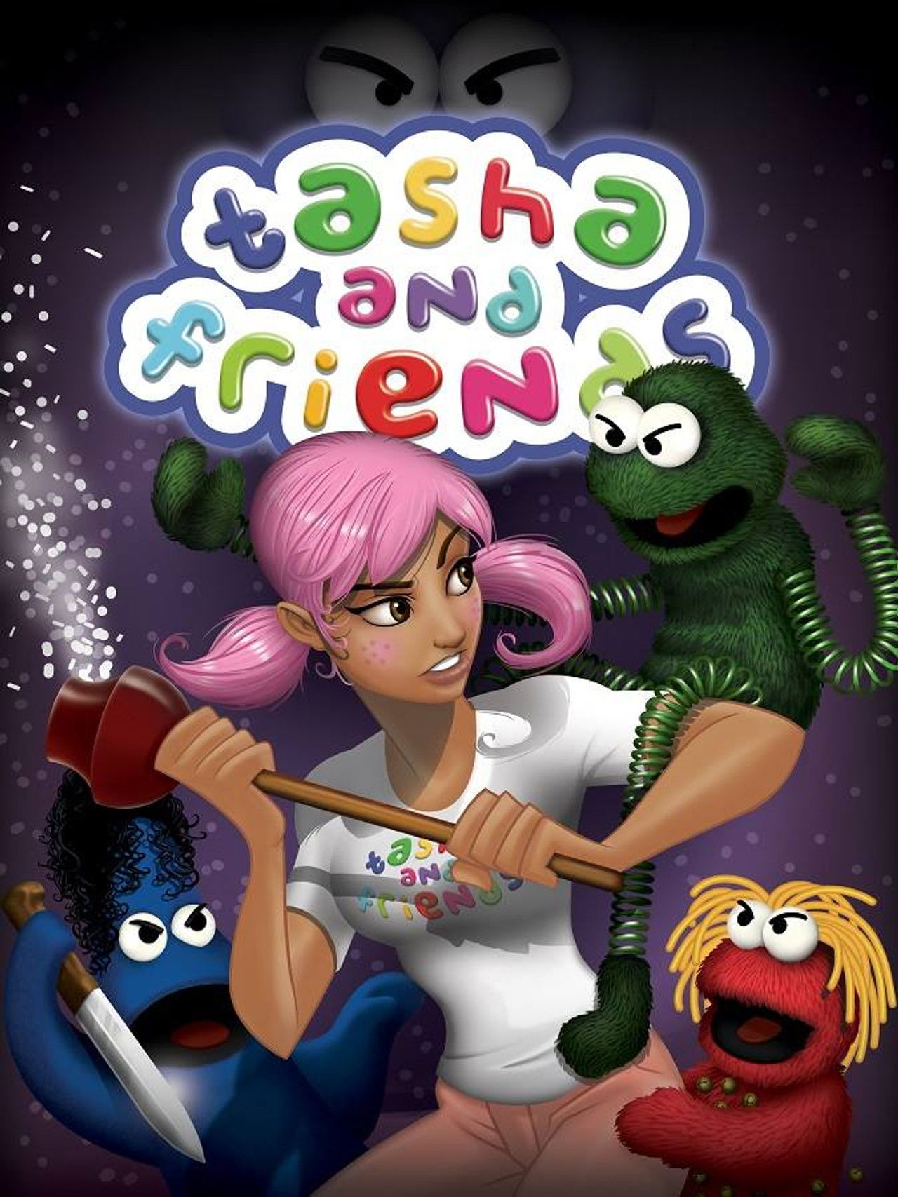 Tasha and Friends Backdrop