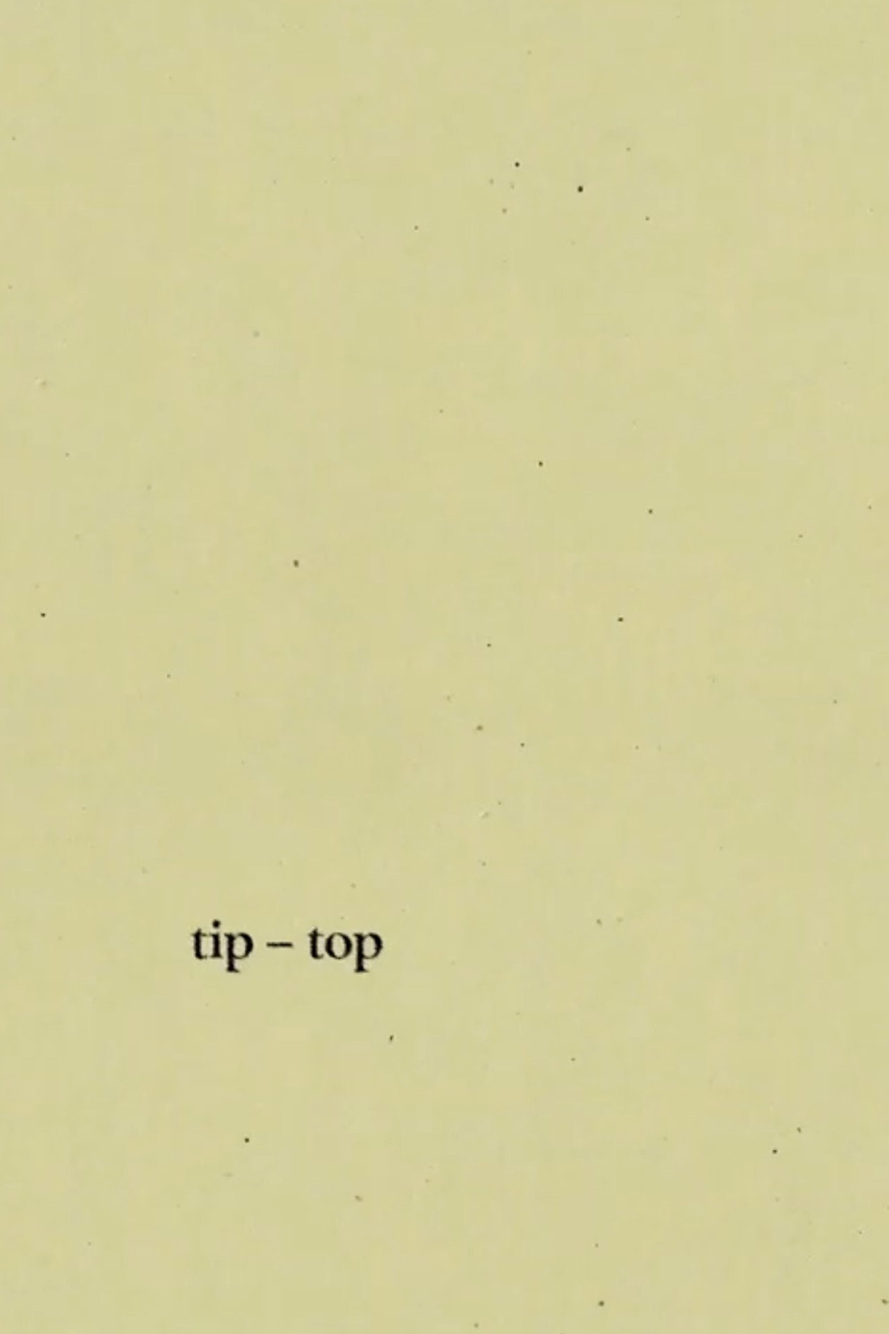 Tip-top filmaffisch