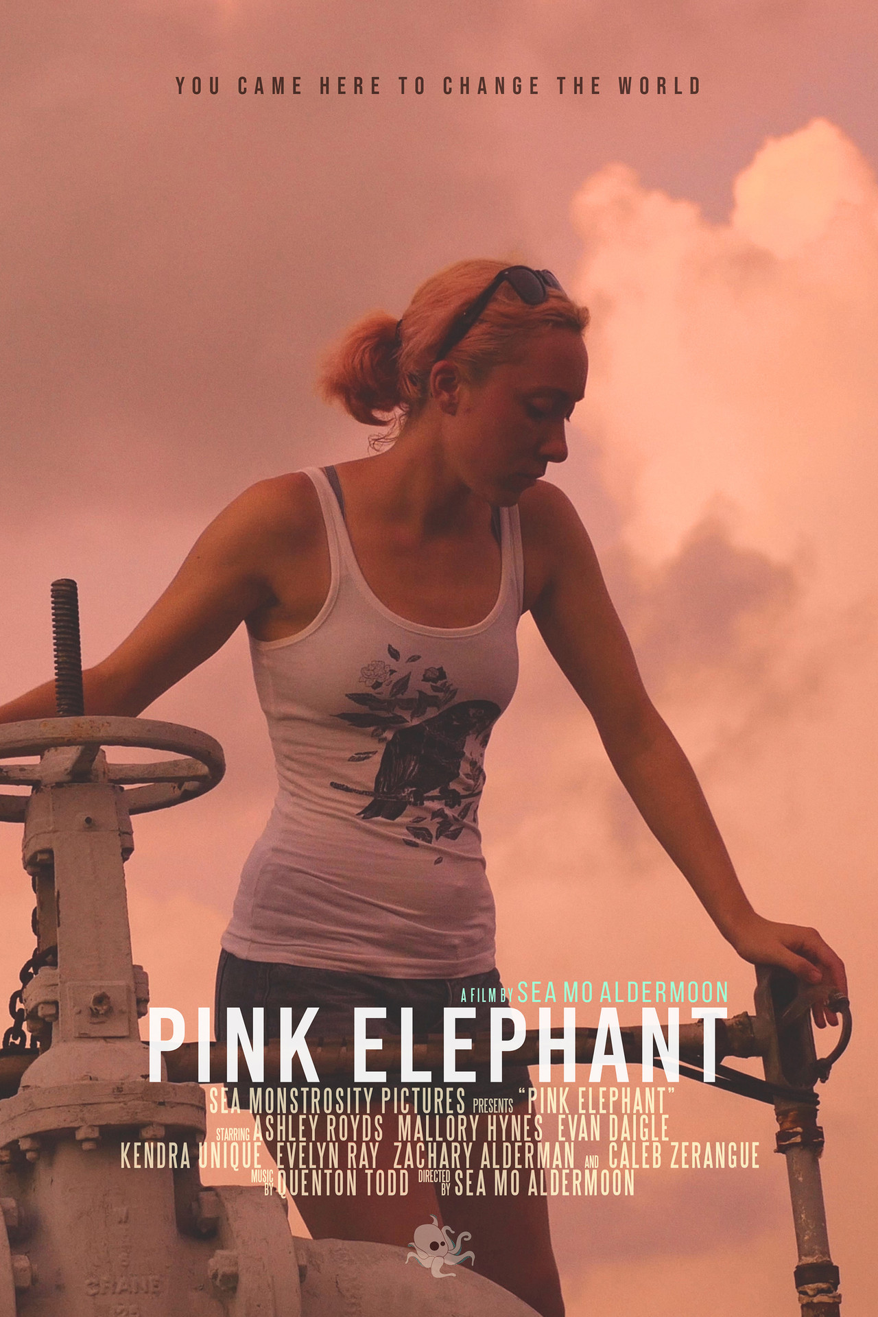 Pink Elephant Backdrop