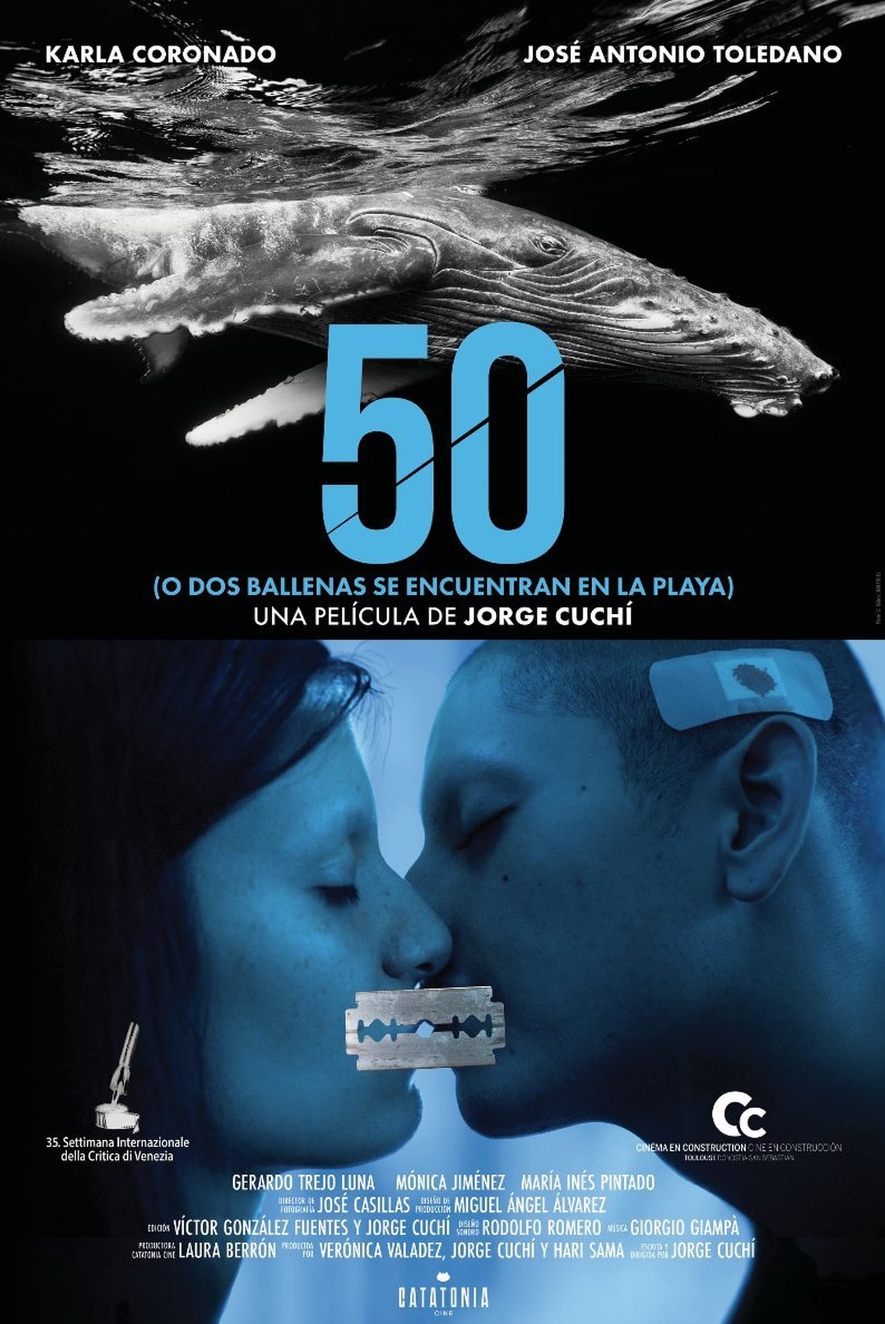 50 (o Dos ballenas se encuentran en la playa) filmaffisch