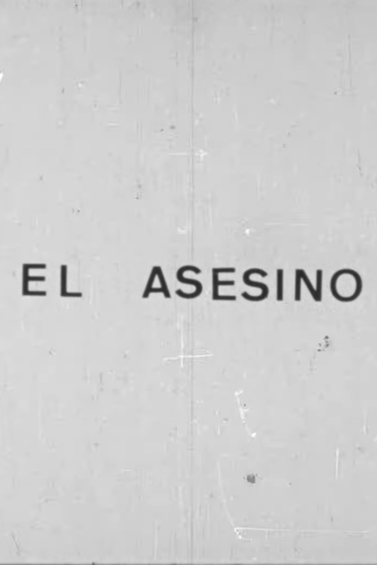 El asesino filmaffisch