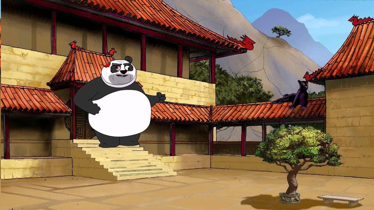 Chop Kick Panda background