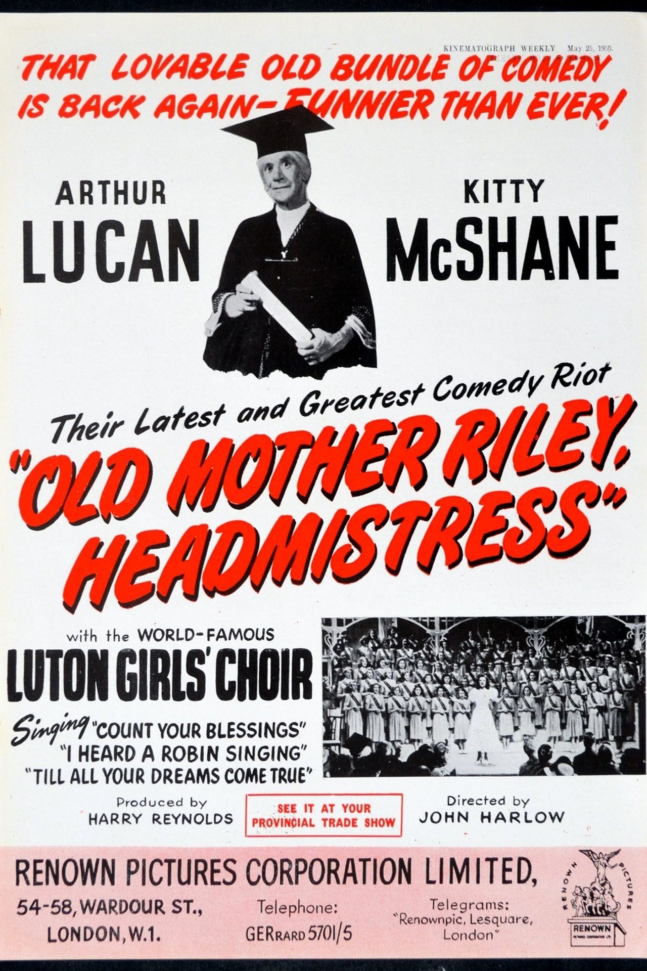 مشاهدة فيلم Old Mother Riley, Headmistress مترجم بدون اعلانات - بوستر