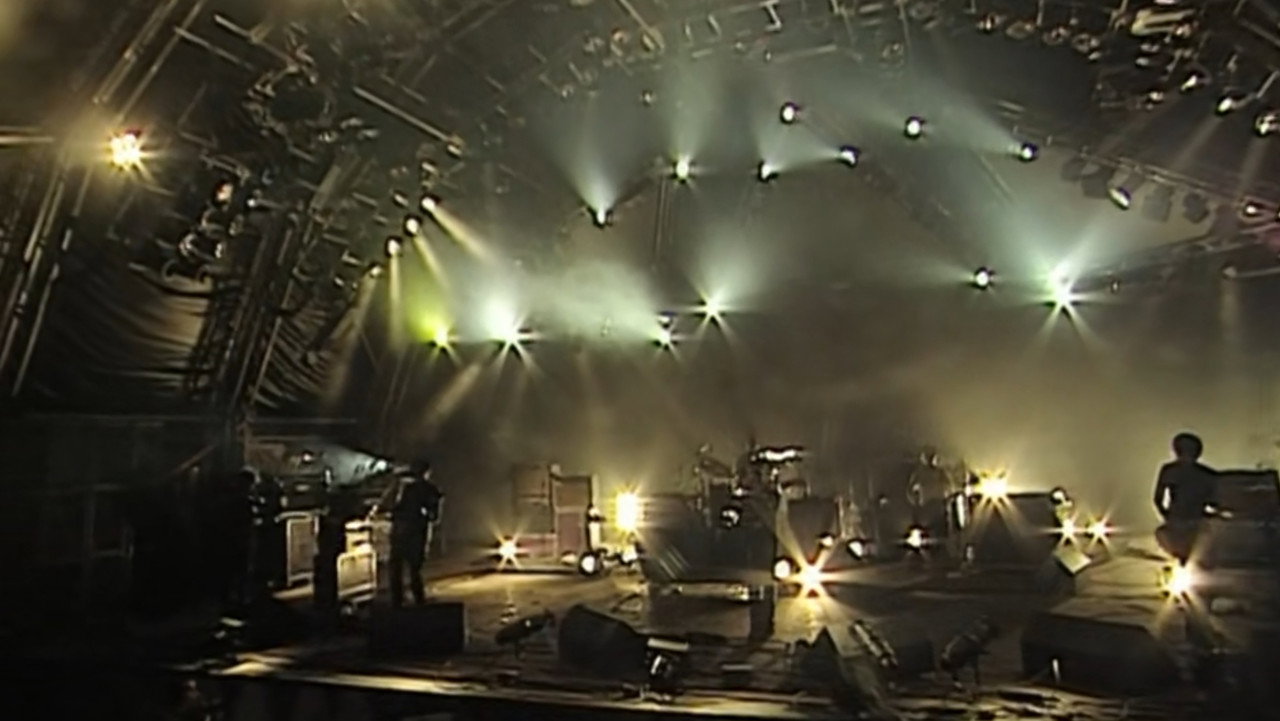Radiohead: Glastonbury 1997 backdrop