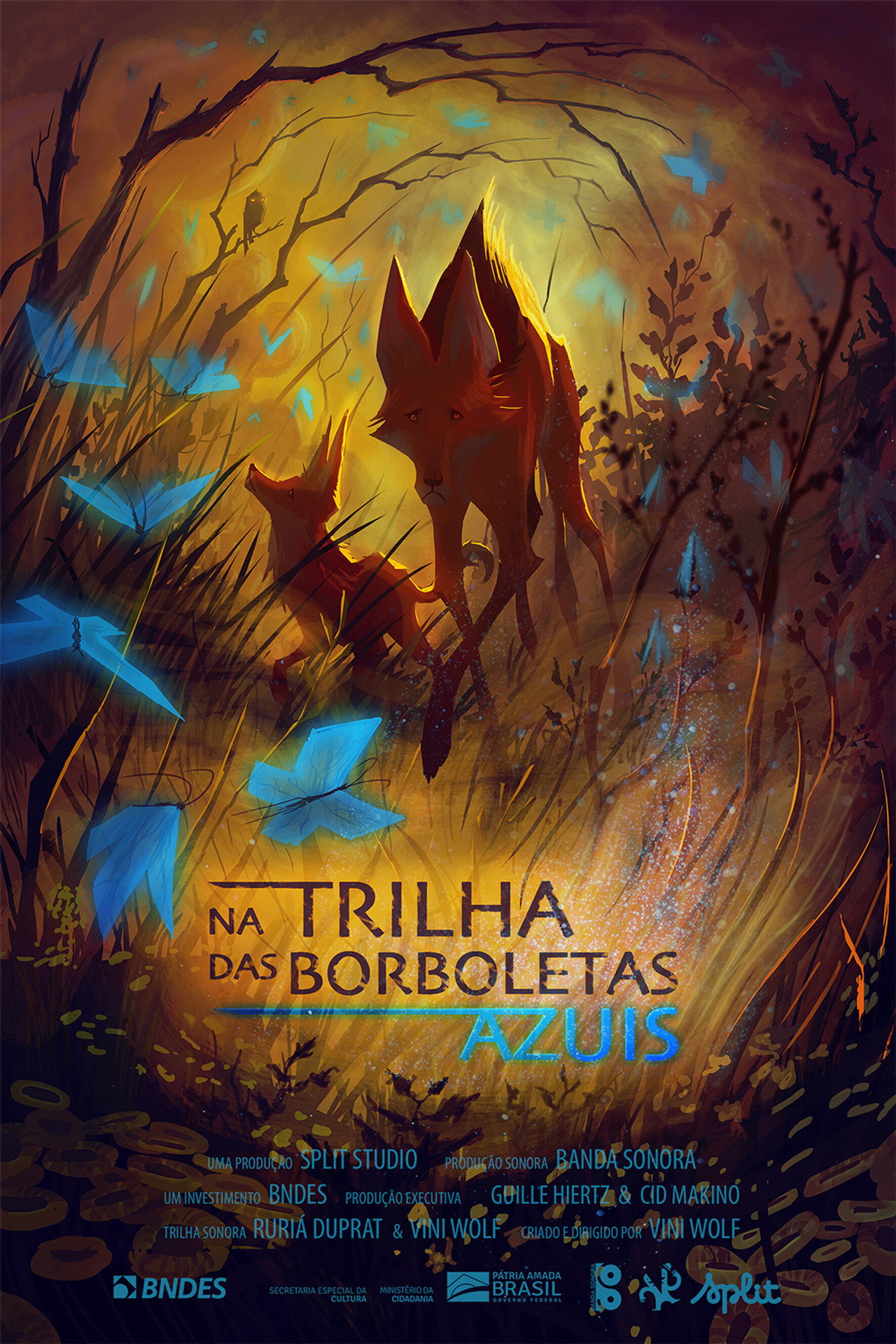 Na Trilha das Borboletas Azuis filmaffisch